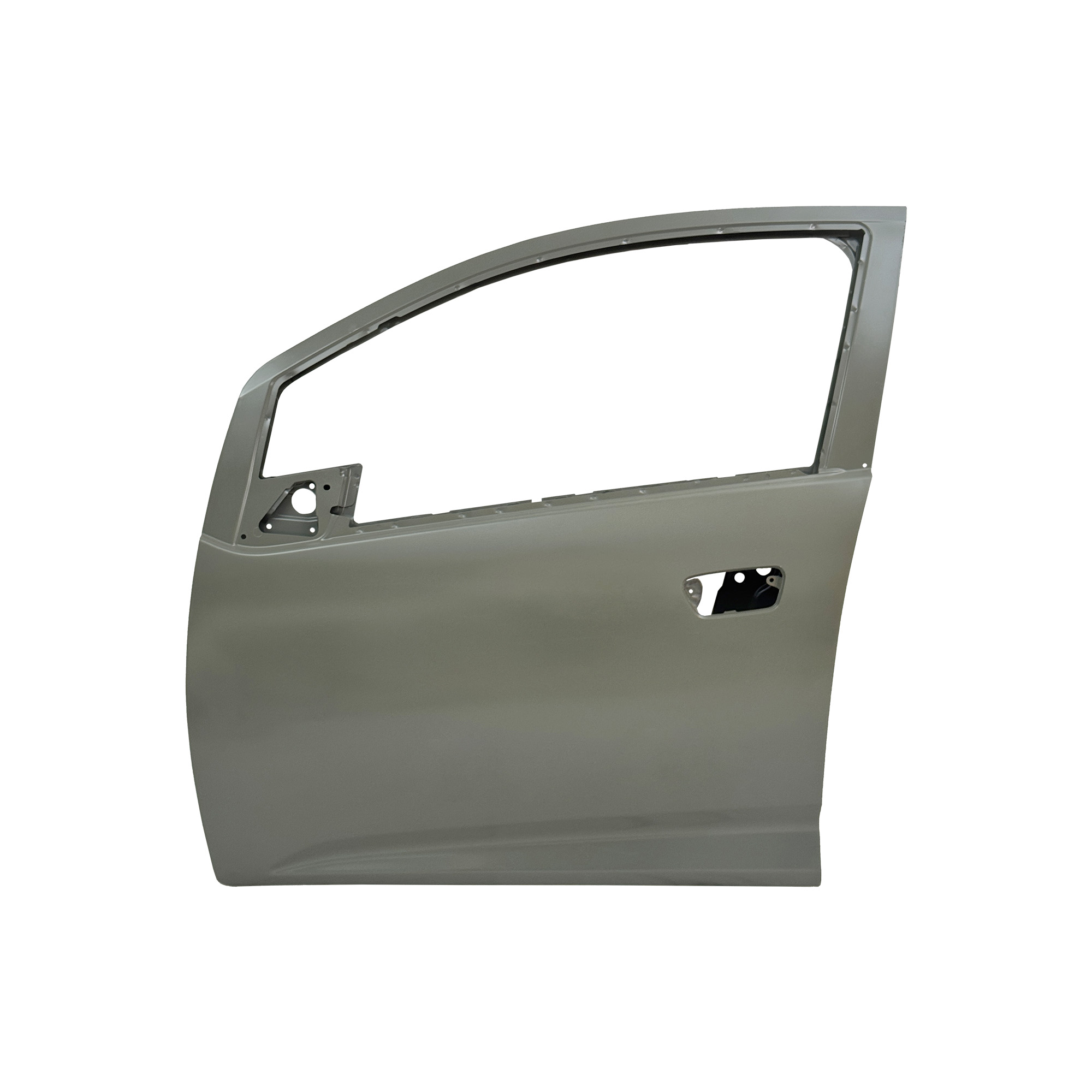 REPLACEMENT FRONT DOOR LH, 2011-2014, FOR CHEVROLET SPARK, (STEEL)