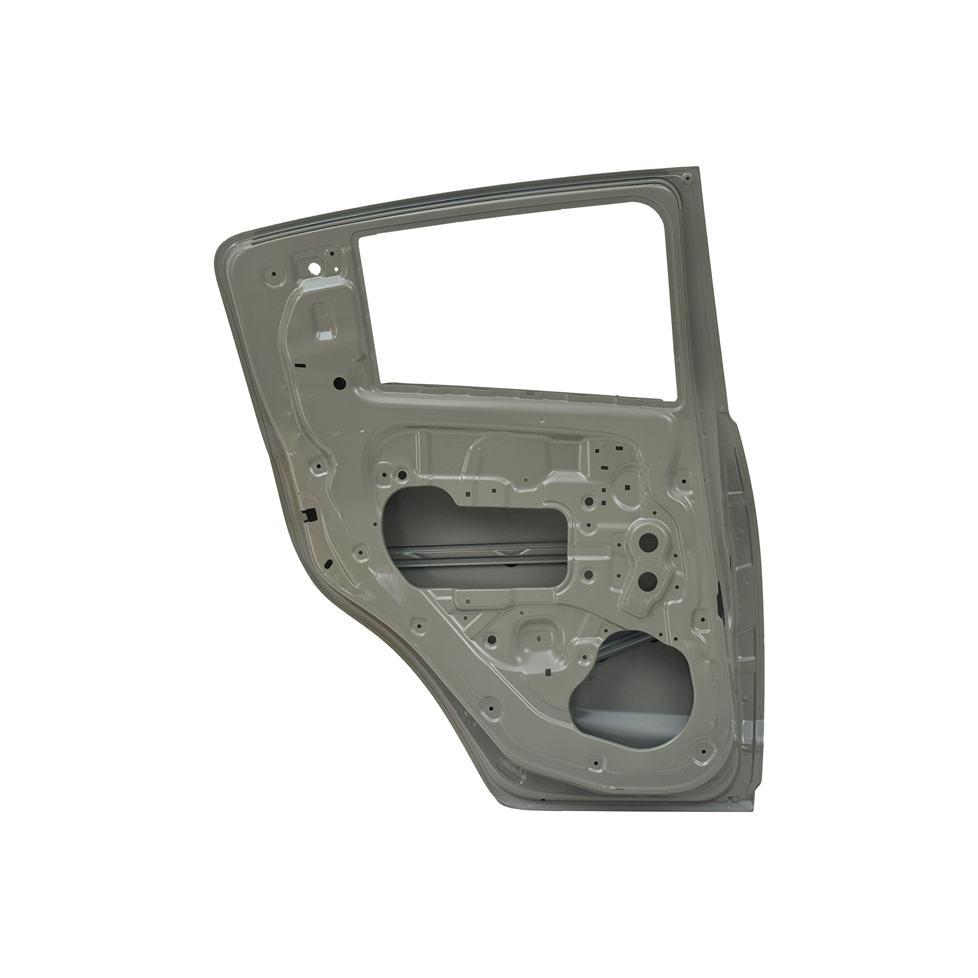 REPLACEMENT REAR DOOR LH, 2011-2014, FOR CHEVROLET SPARK, (STEEL)