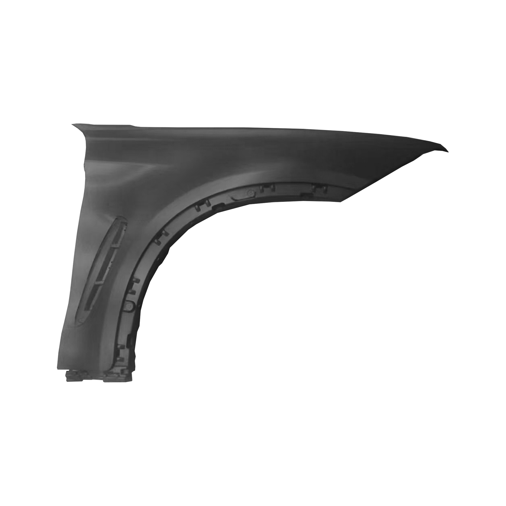 REPLACEMENT FRONT FENDER RH, 2015-2018, FOR BMW X6, 51657418956, (PLASTIC)