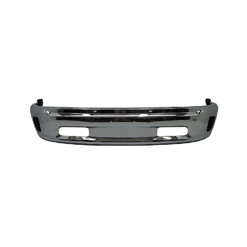 REPLACEMENT FRONT BUMPER, BLACKE-COATED, W/O FOG, W/O SENSOR, 2013-2018, FOR DODGE RAM 1500, 68160855AC, (STEEL)