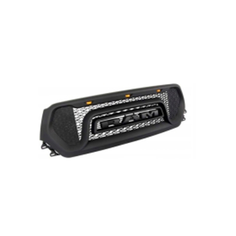 REPLACEMENT GRILL WITH LED LIGHT AND LOGO, 2019-, FOR DODGE RAM 1500, 2025KBD036-002
