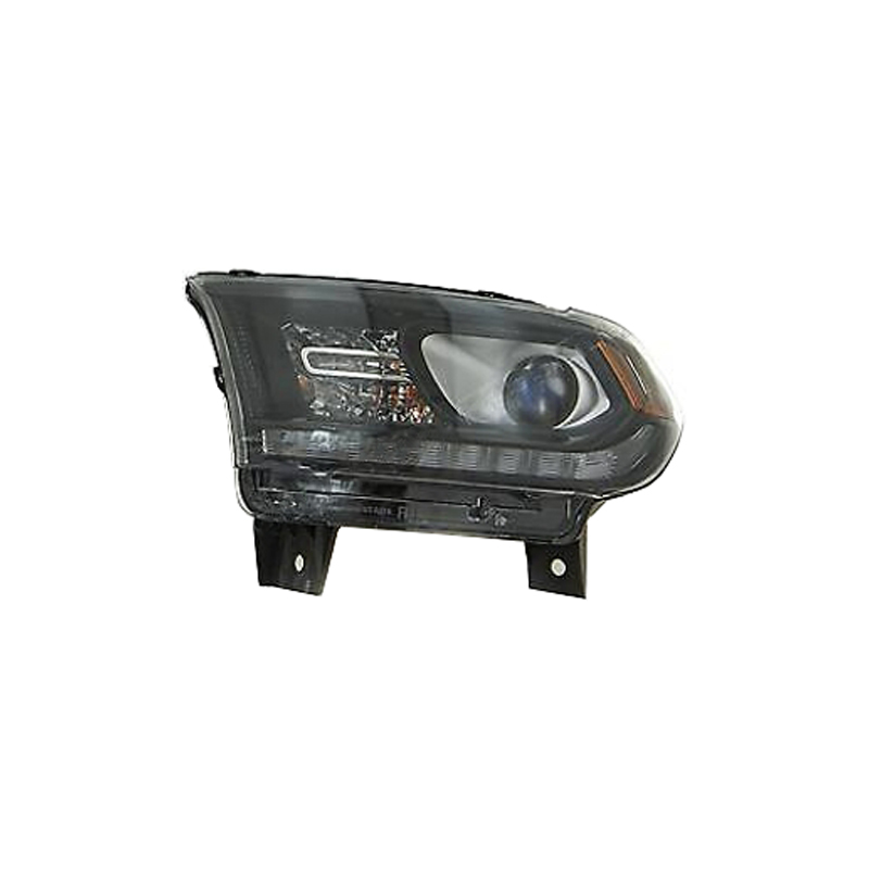 REPLACEMENT HEAD LAMP HB3 HALOGEN LAMP WITH LED DRL LH, 2016-2020, FOR DODGE DURANGO, 68299131AE