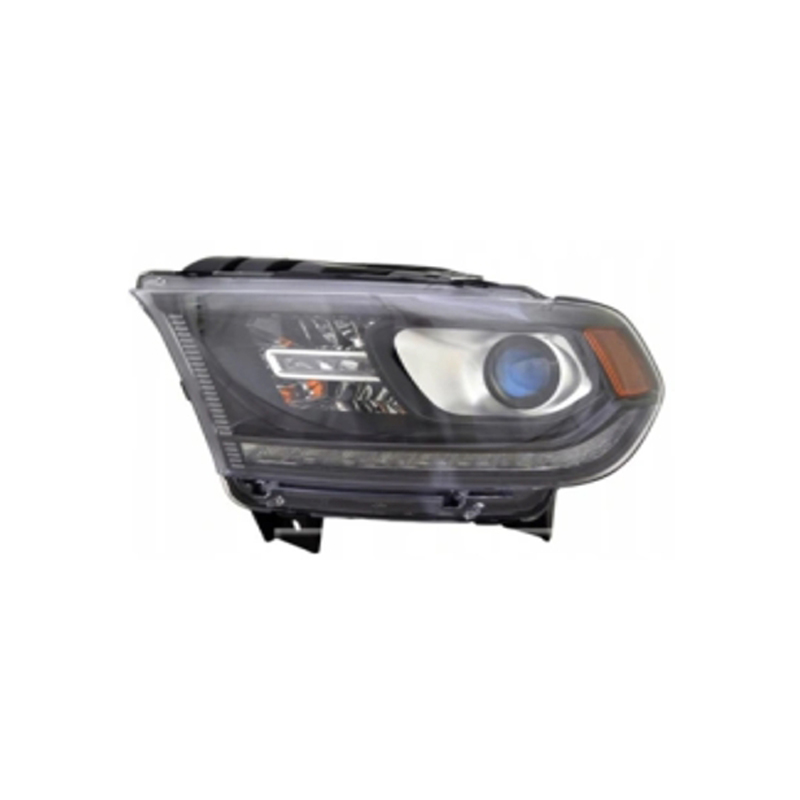 REPLACEMENT HEAD LAMP BI-XENON BLACK LED-DRL LH, 2016-2020, FOR DODGE DURANGO, 68261183AH