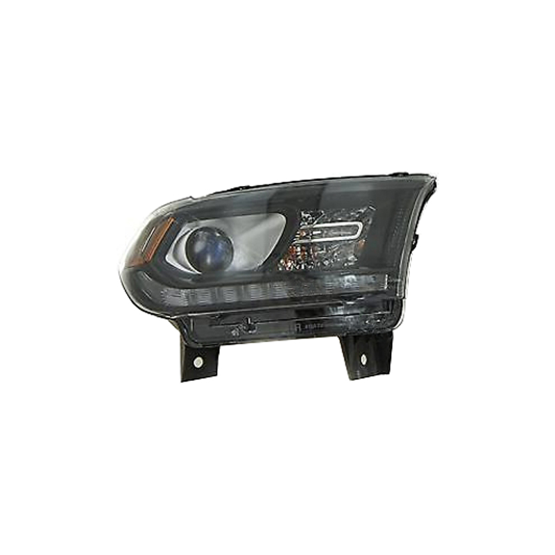 REPLACEMENT HEAD LAMP HB3 HALOGEN LAMP WITH LED DRL RH, 2016-2020, FOR DODGE DURANGO, 68299130AD