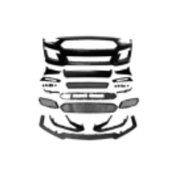 REPLACEMENT FRONT BUMPER SET GT5OO STYLE(TUNING), 2018-2022, FOR FORD MUSTANG, 2025KBD043-002