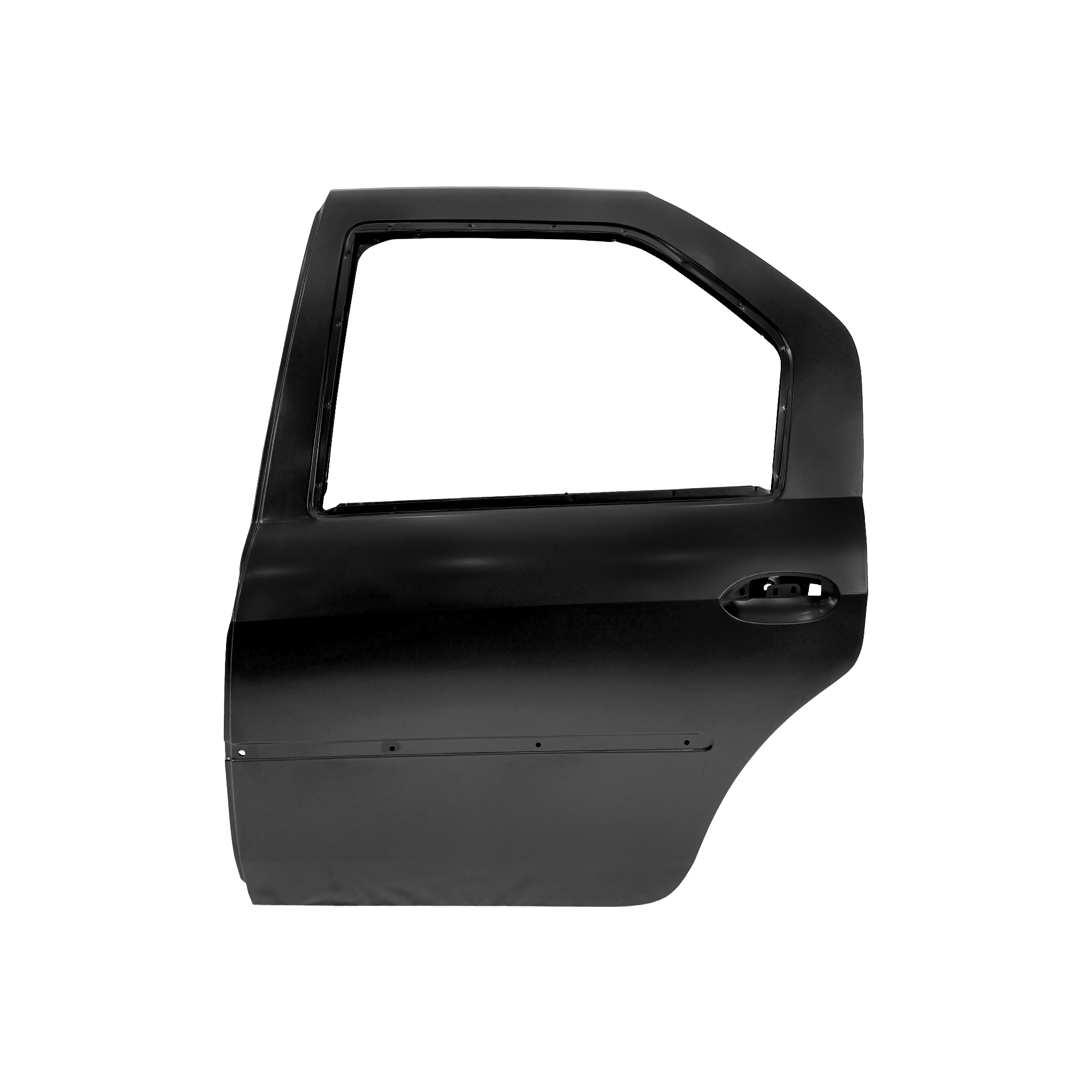 REPLACEMENT REAR DOOR LH (W/MOULDING ), 2004-, FOR RENAULT LOGAN, 821017311R, (STEEL)