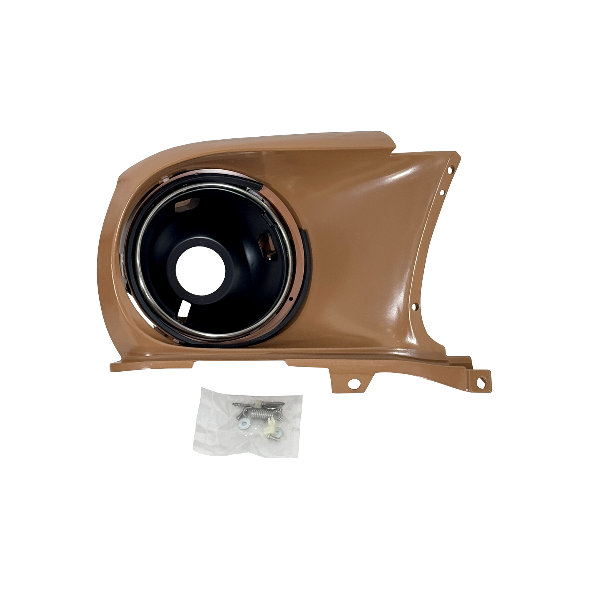 REPLACEMENT HEAD LIGHT BUCKET RH, 1967-1968, FOR FORD MUSTANG, (STEEL)