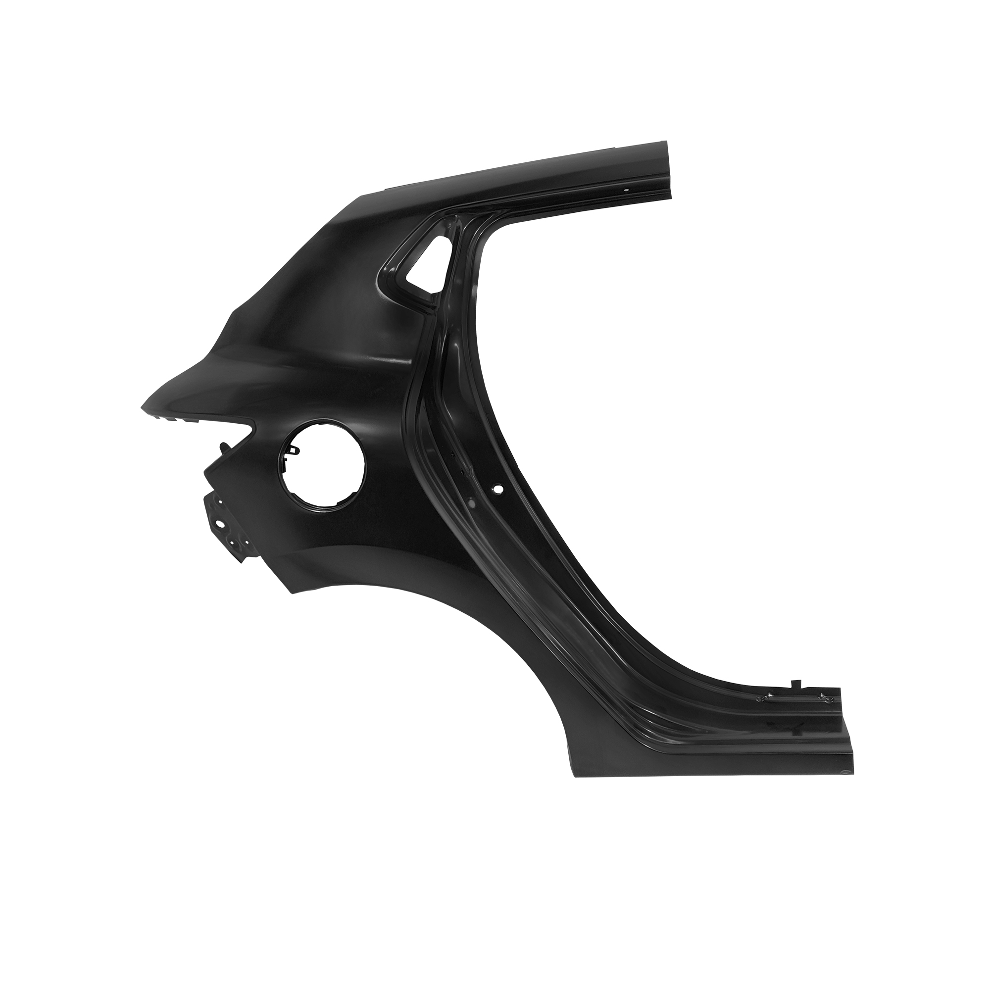 REPLACEMENT REAR FENDER RH, FOR RENAULT CLIO 4, 760316779R, (STEEL)