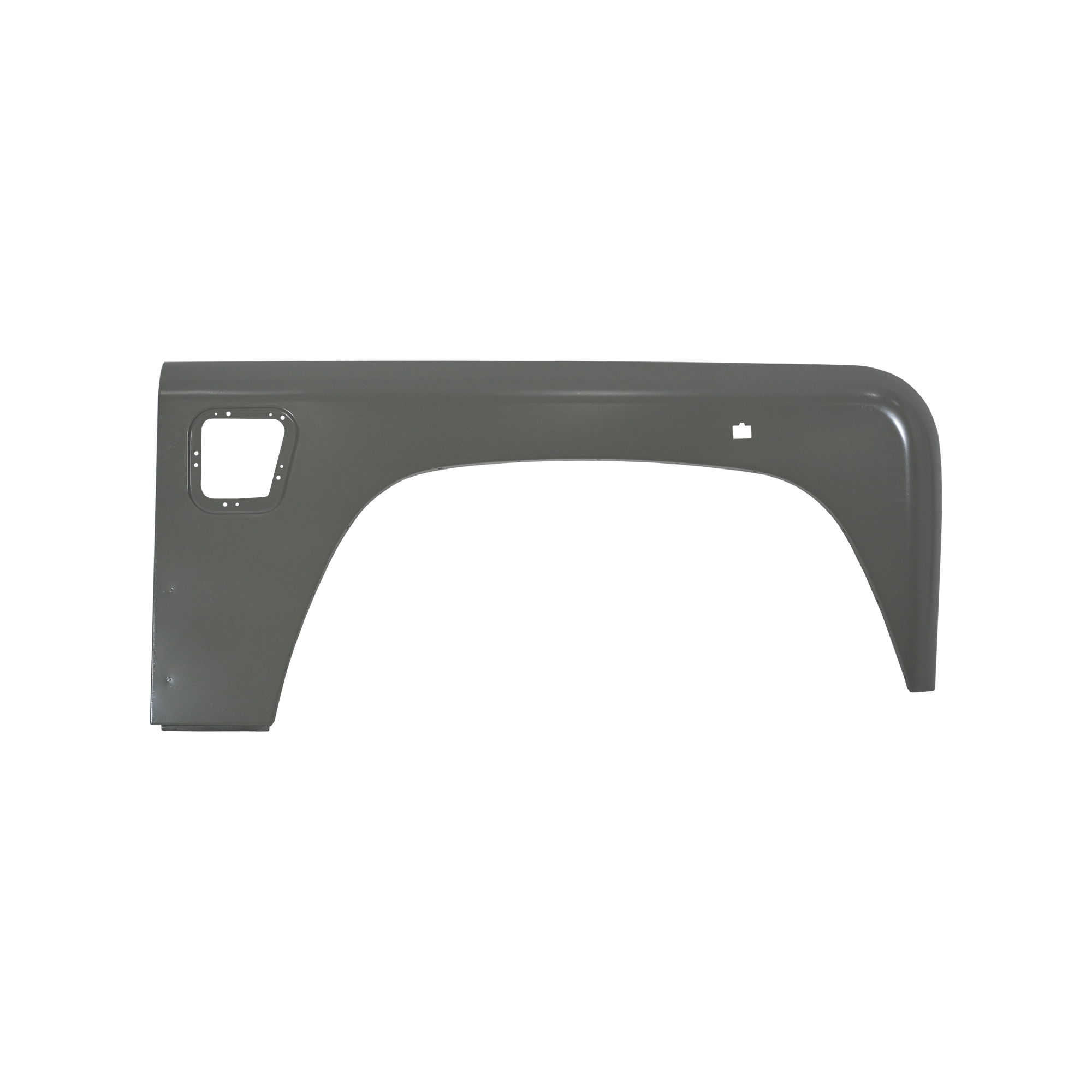 REPLACEMENT FRONT FENDER LH, 1998, FOR LAND ROVER DEFENDER 90/110 TDI, (ALUM)