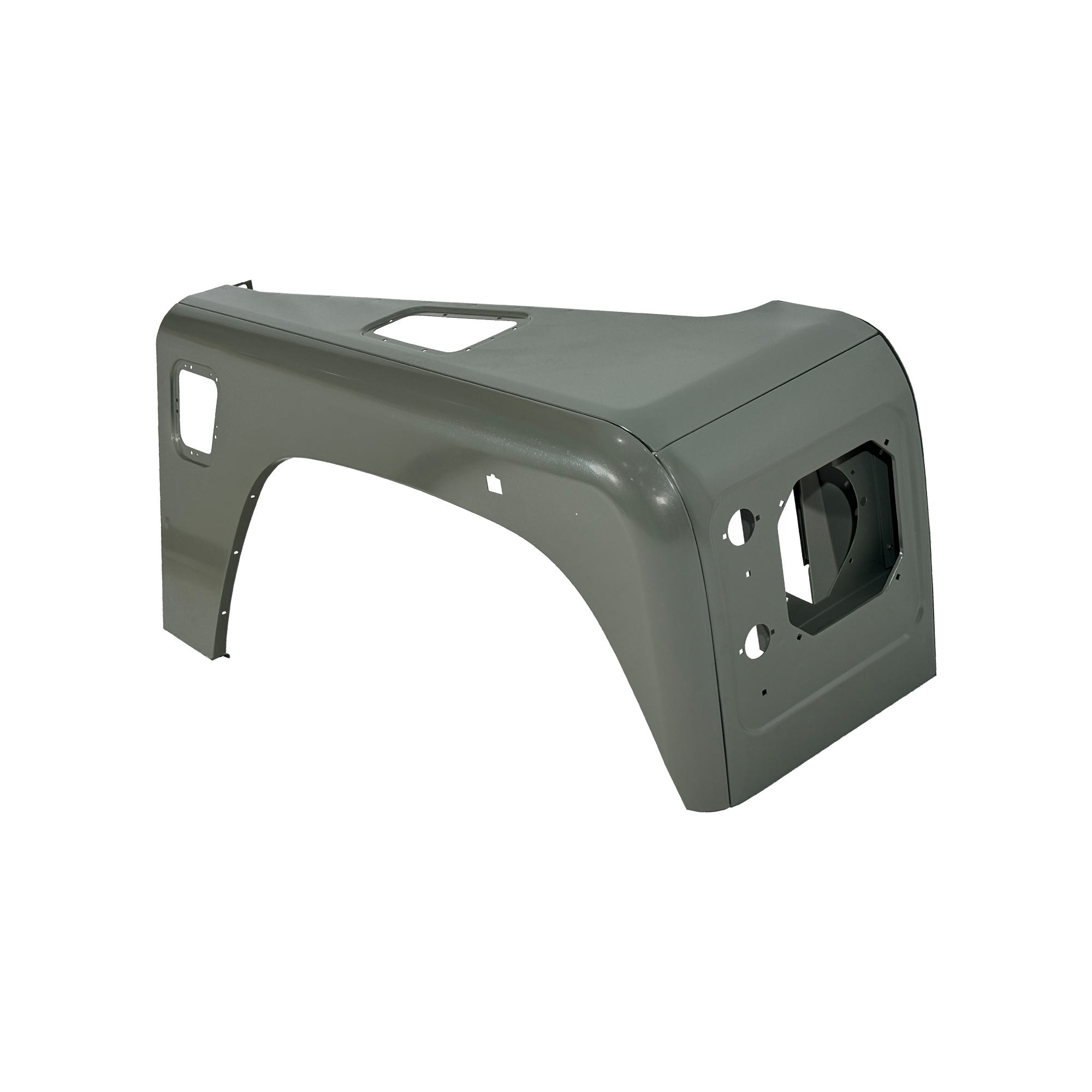 REPLACEMENT FRONT FENDER ASSY RH, 1998, FOR LAND ROVER DEFENDER 90/110 OLD, (ALUM)