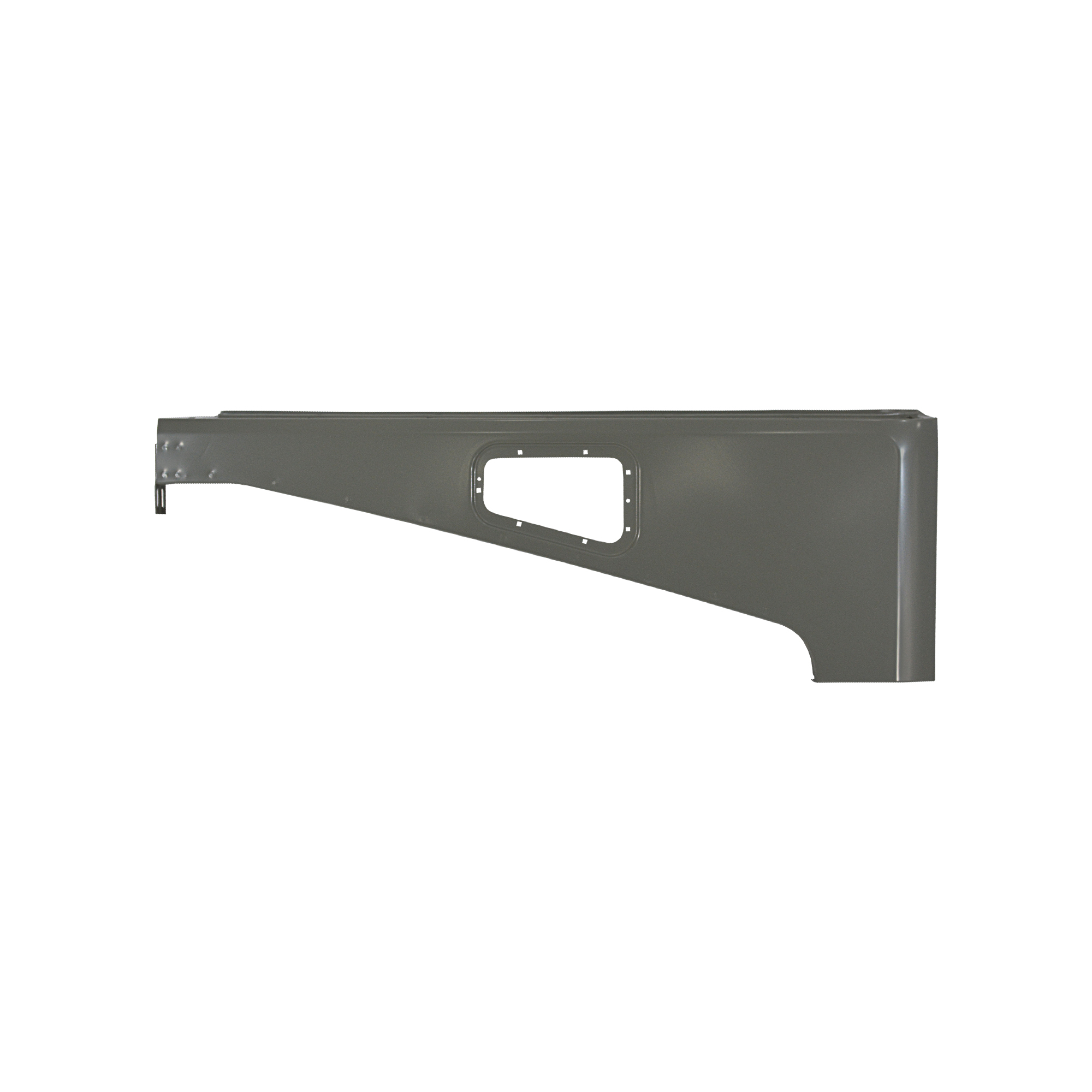 REPLACEMENT FRONT FENDER UP LH, 1998, FOR LAND ROVER DEFENDER 90 AND DEFENDER 110 TD4, (ALUM)