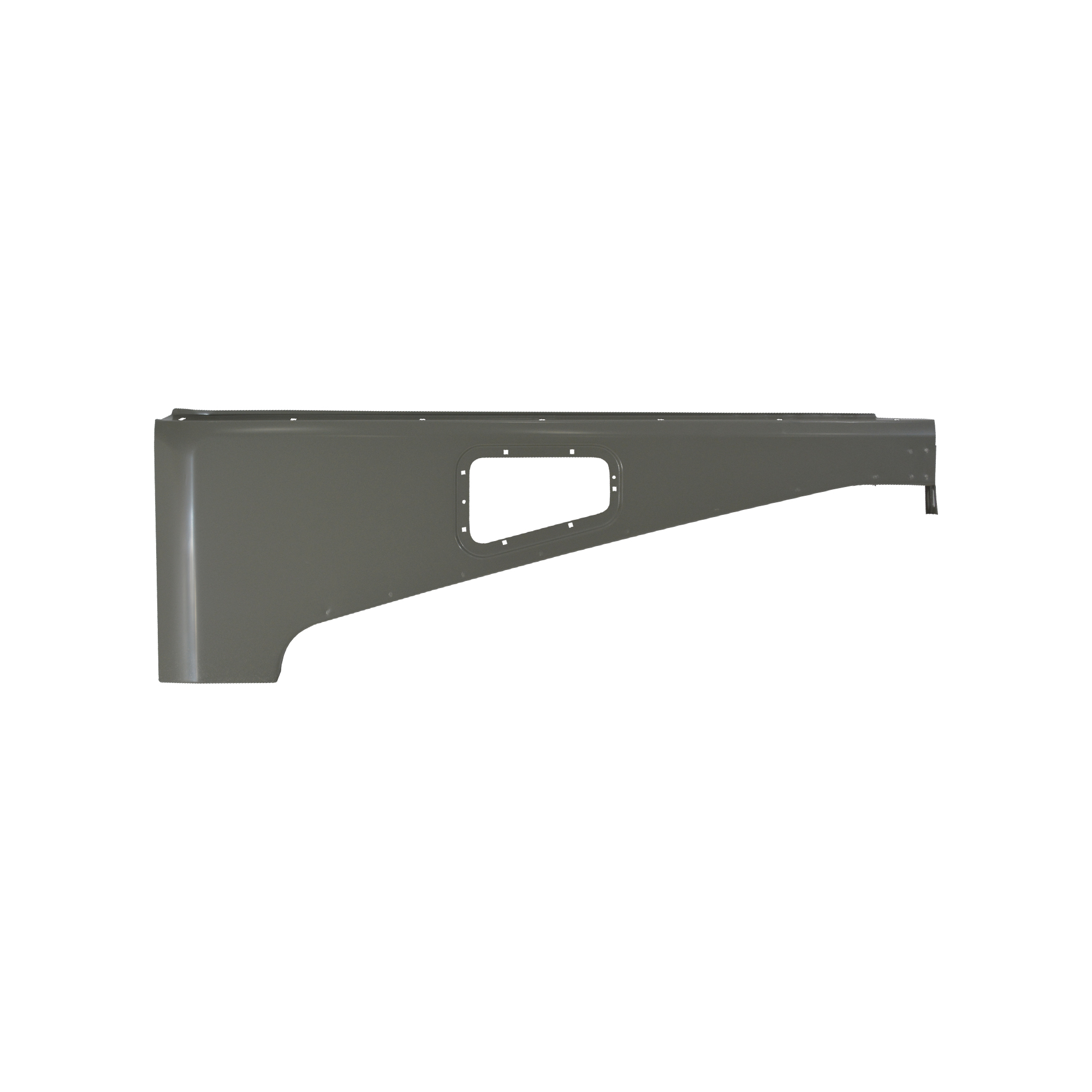 REPLACEMENT FRONT FENDER UP RH, 1998, FOR LAND ROVER DEFENDER 90 AND DEFENDER 110 TD4, (ALUM)