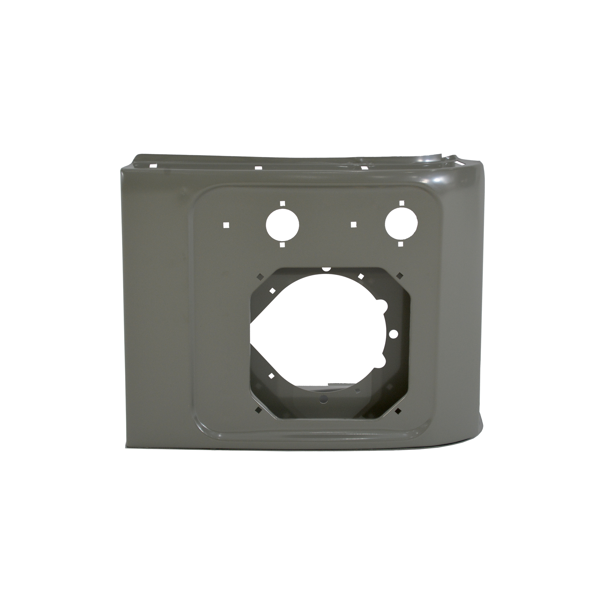REPLACEMENT HEADLIGHT FRAME RH, 1998, FOR LAND ROVER DEFENDER 90 AND DEFENDER 110, (STEEL)