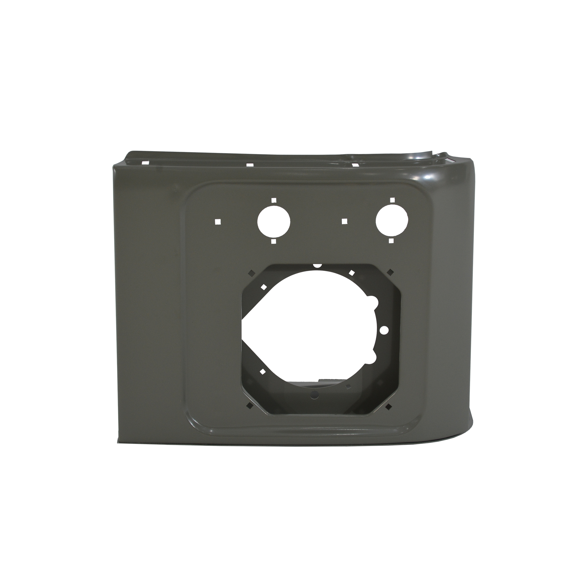 REPLACEMENT HEADLIGHT FRAME RH, 1998, FOR LAND ROVER DEFENDER 90 AND DEFENDER 110, (ALUM)