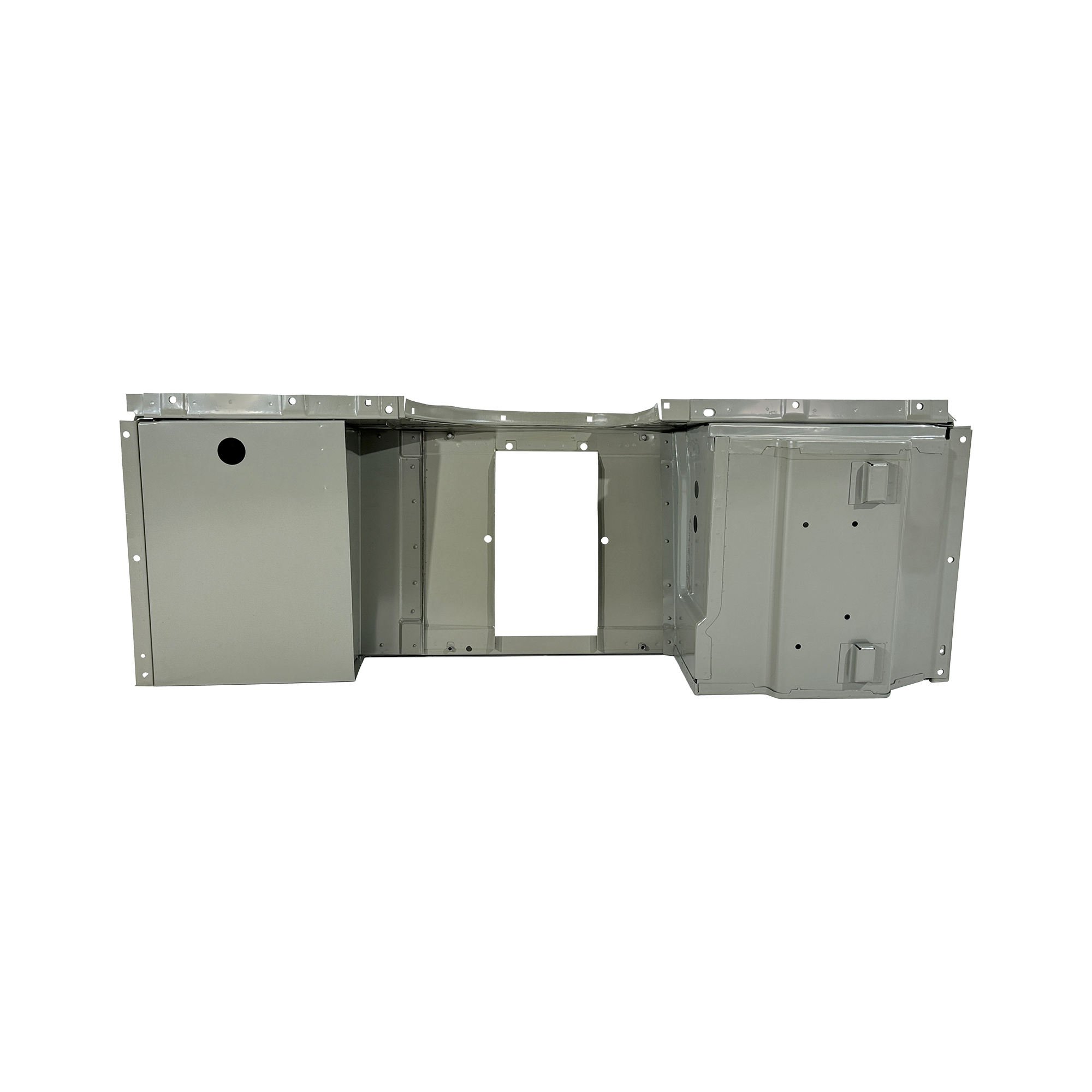 REPLACEMENT CENTER FLOOR ASSEMBLY, 1998, FOR LAND ROVER DEFENDER 90/110 TDI, (STEEL+ALUM)