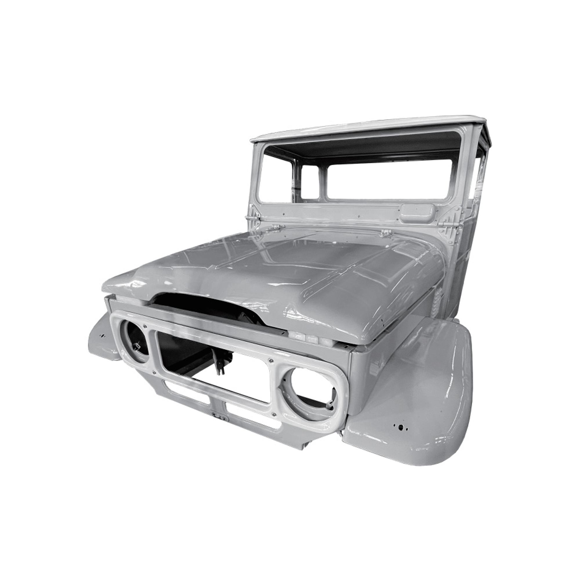 REPLACEMENT COMPLETE CAB RHD, 1968-1984,FOR TOYOTA LAND CRUISER FJ45 (STEEL)
