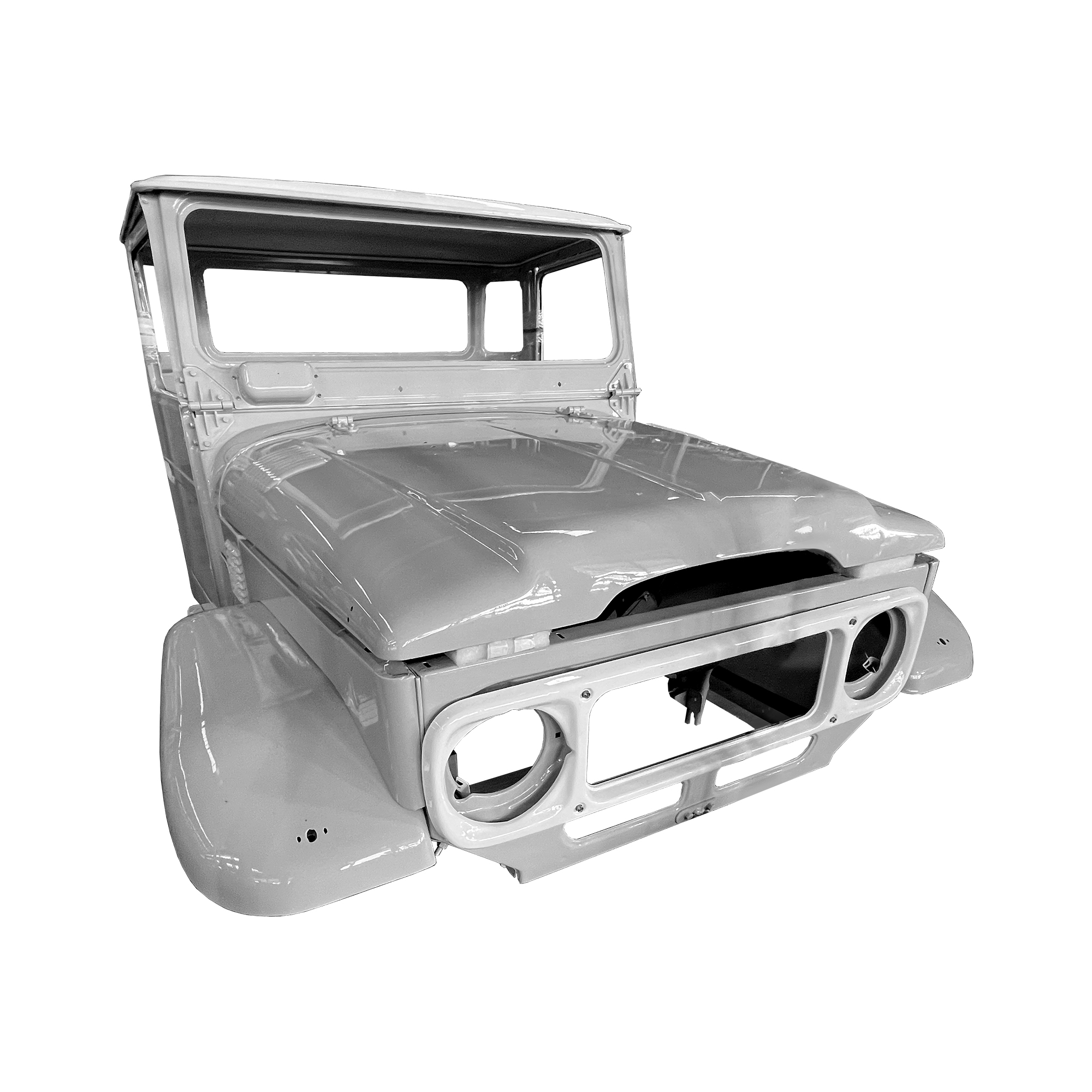 REPLACEMENT COMPLETE CAB LHD, 1968-1984, FOR TOYOTA LAND CRUISER FJ45 (STEEL)