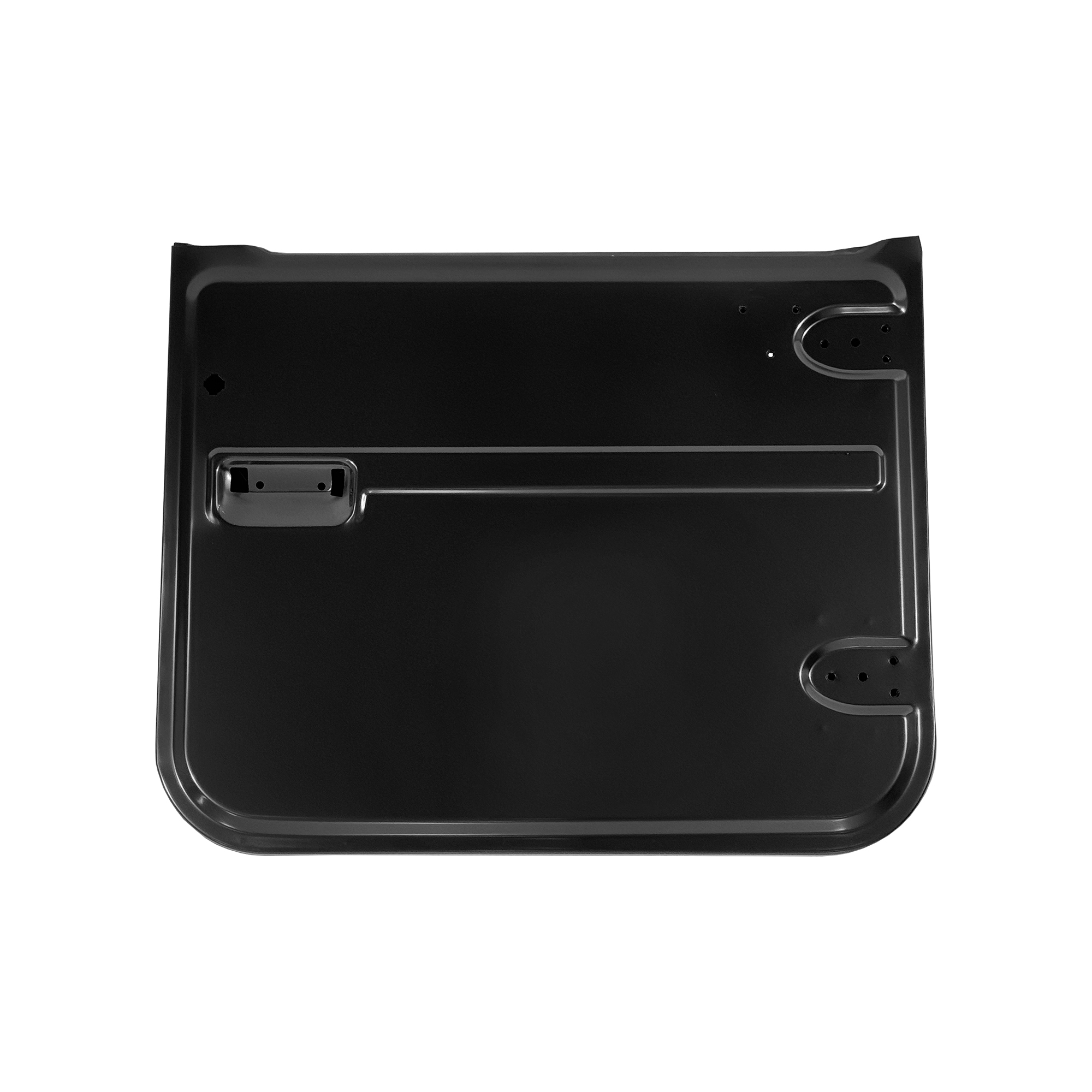 REPLACEMENT FRONT DOOR NO FRAME RH, 1968-1984, FOR TOYOTA LAND CRUISER FJ40, (STEEL)