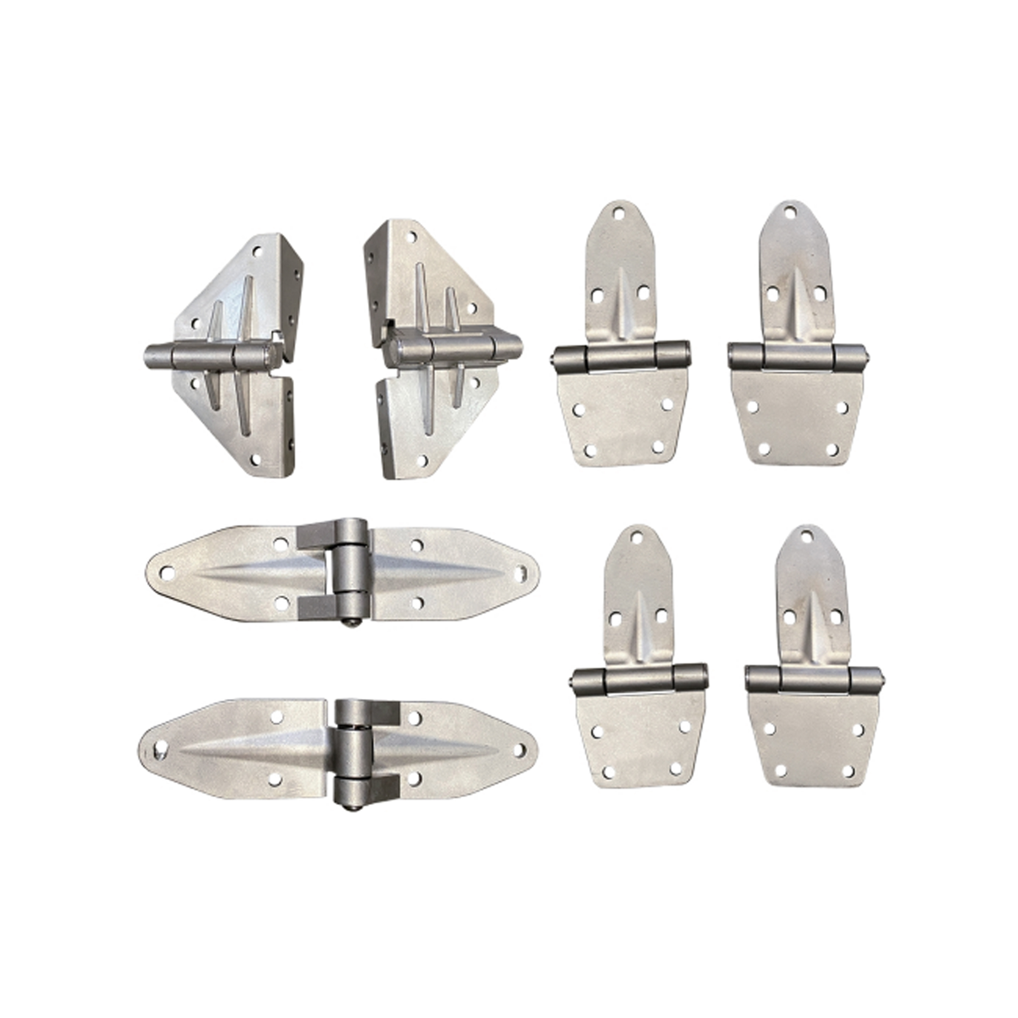REPLACEMENT COMPLETE SET OF HINGES, 1968-1984, FOR TOYOTA LAND CRUISER FJ45, (STEEL)