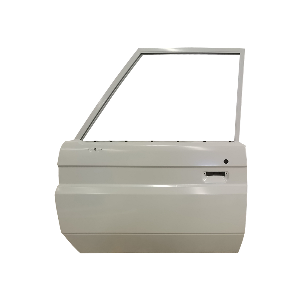 REPLACEMENT FRONT DOOR W/O LOGO HOLES LH 3 HOLES, 1988-2002, FOR TOYOTA LAND CRUISER LC75, (STEEL)