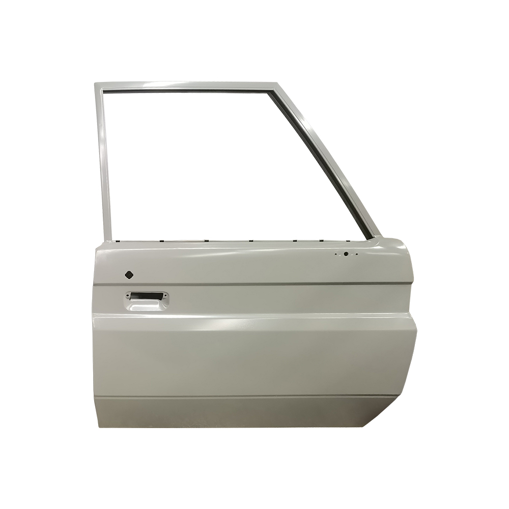 REPLACEMENT FRONT DOOR W/O LOGO HOLES RH 3 HOLES, 1988-2002, FOR TOYOTA LAND CRUISER LC75, (STEEL)