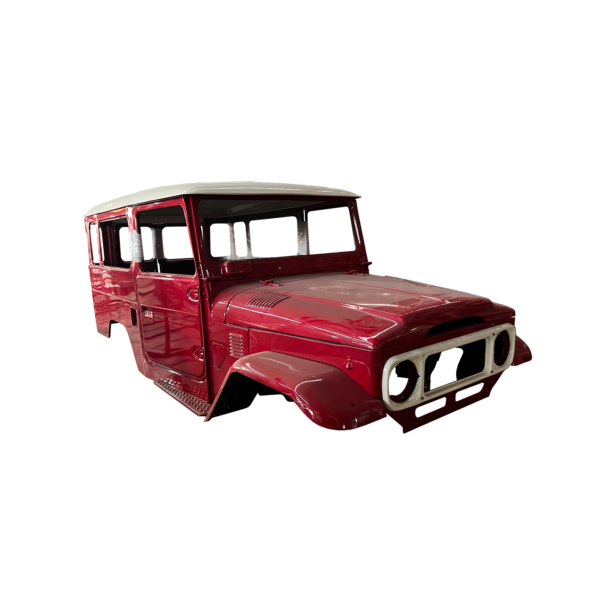 REPLACEMENT COMPLETE CAB WITH DOORS?WITH CUSTOM PAINT LH, 1984-, FOR TOYOTA FJ43/BJ44, (STEEL)