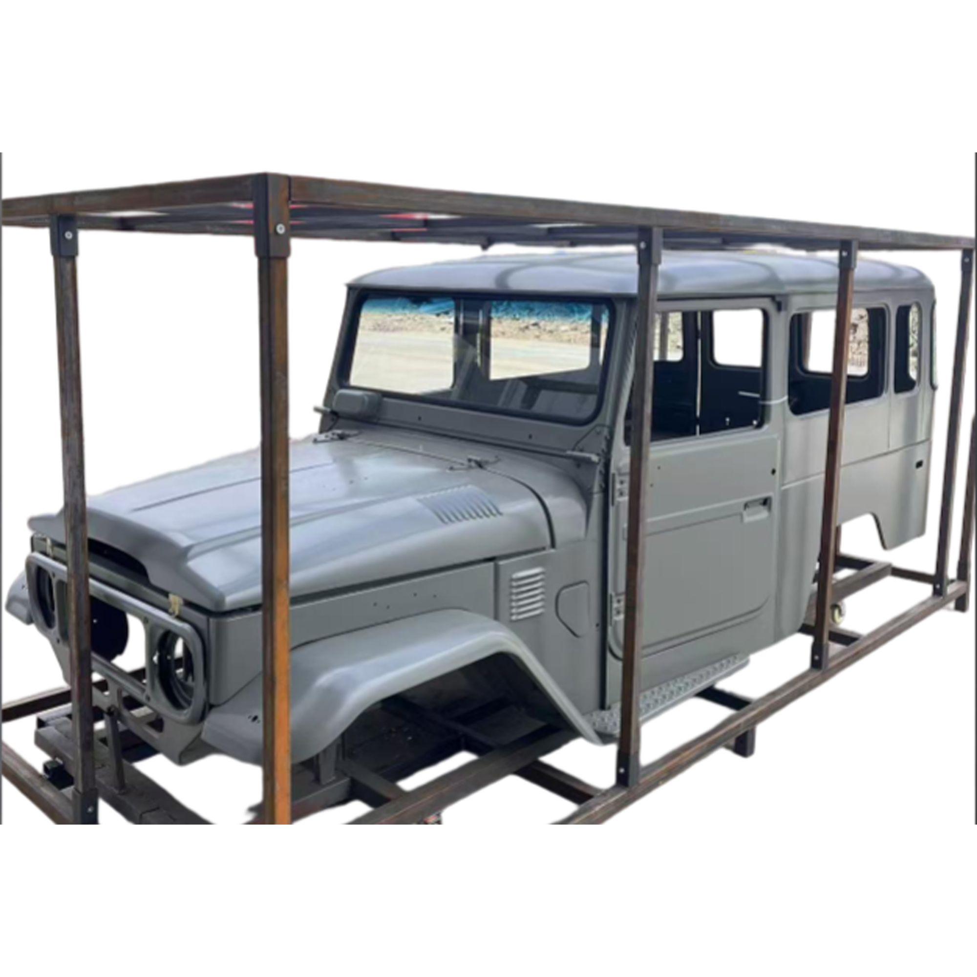 REPLACEMENT COMPLETE CAB WITH DOORS?WITH PRIMER LEFT, 1984-, FOR TOYOTA FJ43/BJ44
