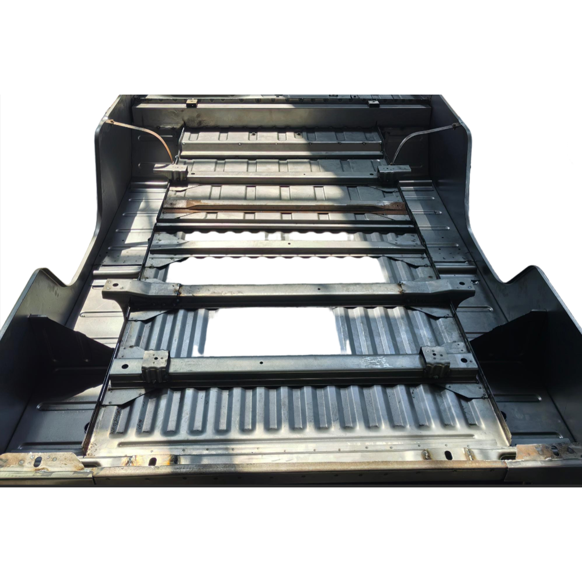 REPLACEMENT REAR FLOOR, 1984-, FOR TOYOTA FJ45V, (STEEL)