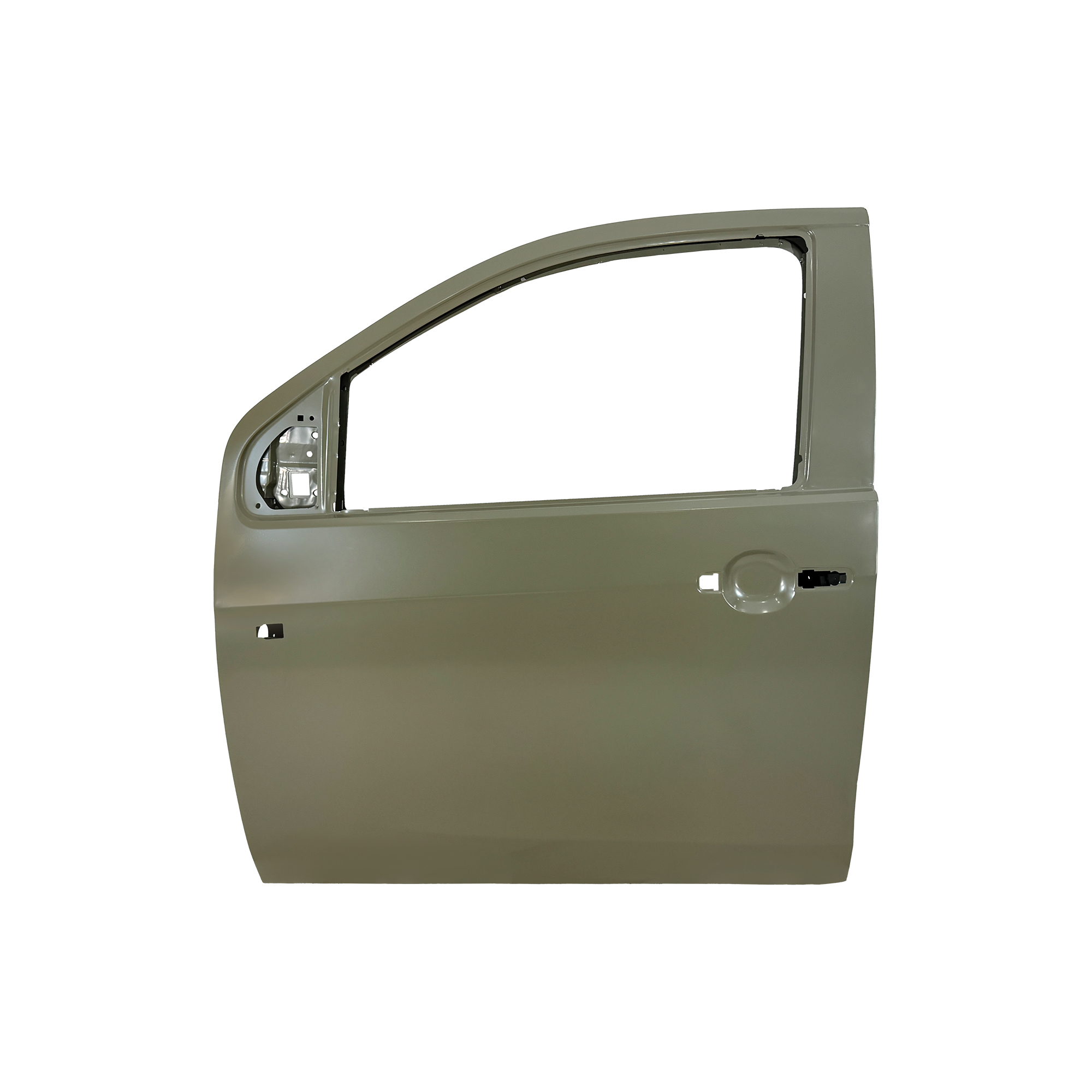 REPLACEMENT FRONT DOOR LH(WITH SIDE LIGHT HOLE), 2012-2019, FOR ISUZU D-MAX, (STEEL)