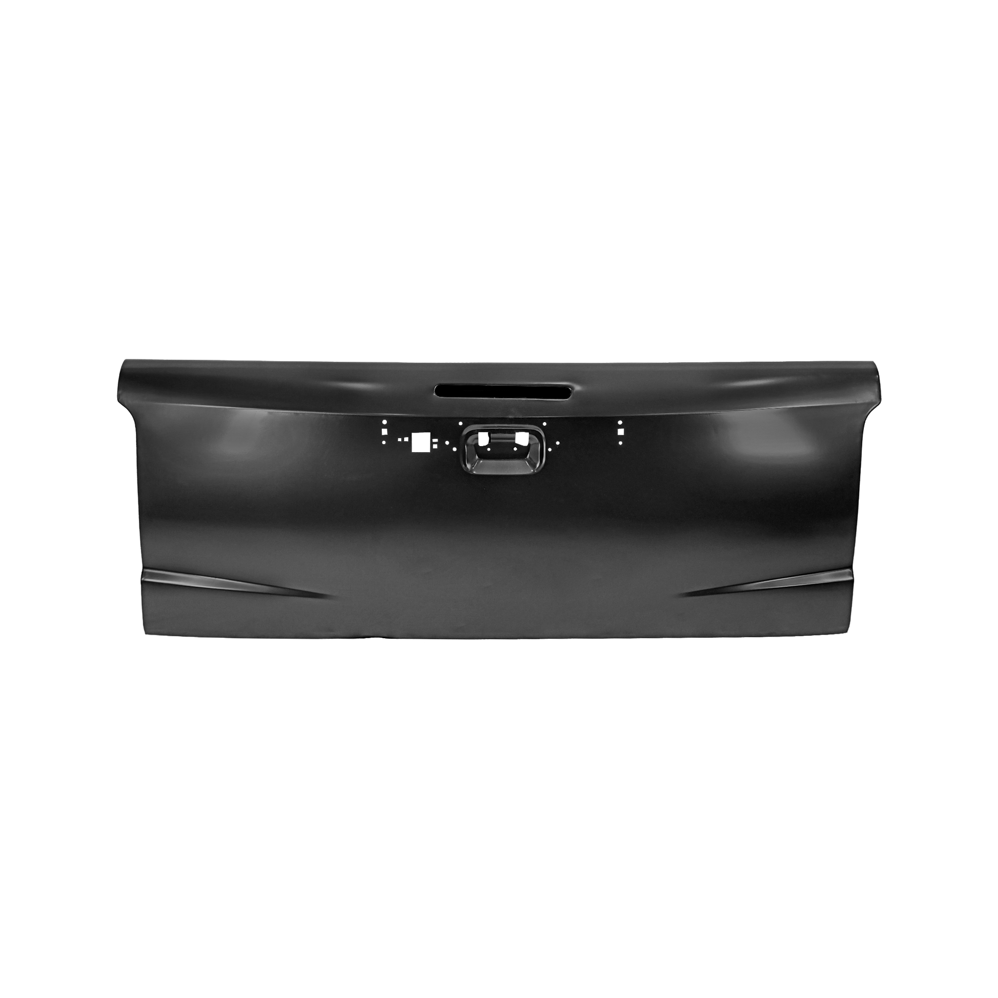 REPLACEMENT TAIL PANEL WITH CAMERA HOLE AND DECORATIVE STRIP HOLE, 2018-, FOR MITSUBISHI L200, (STEEL)