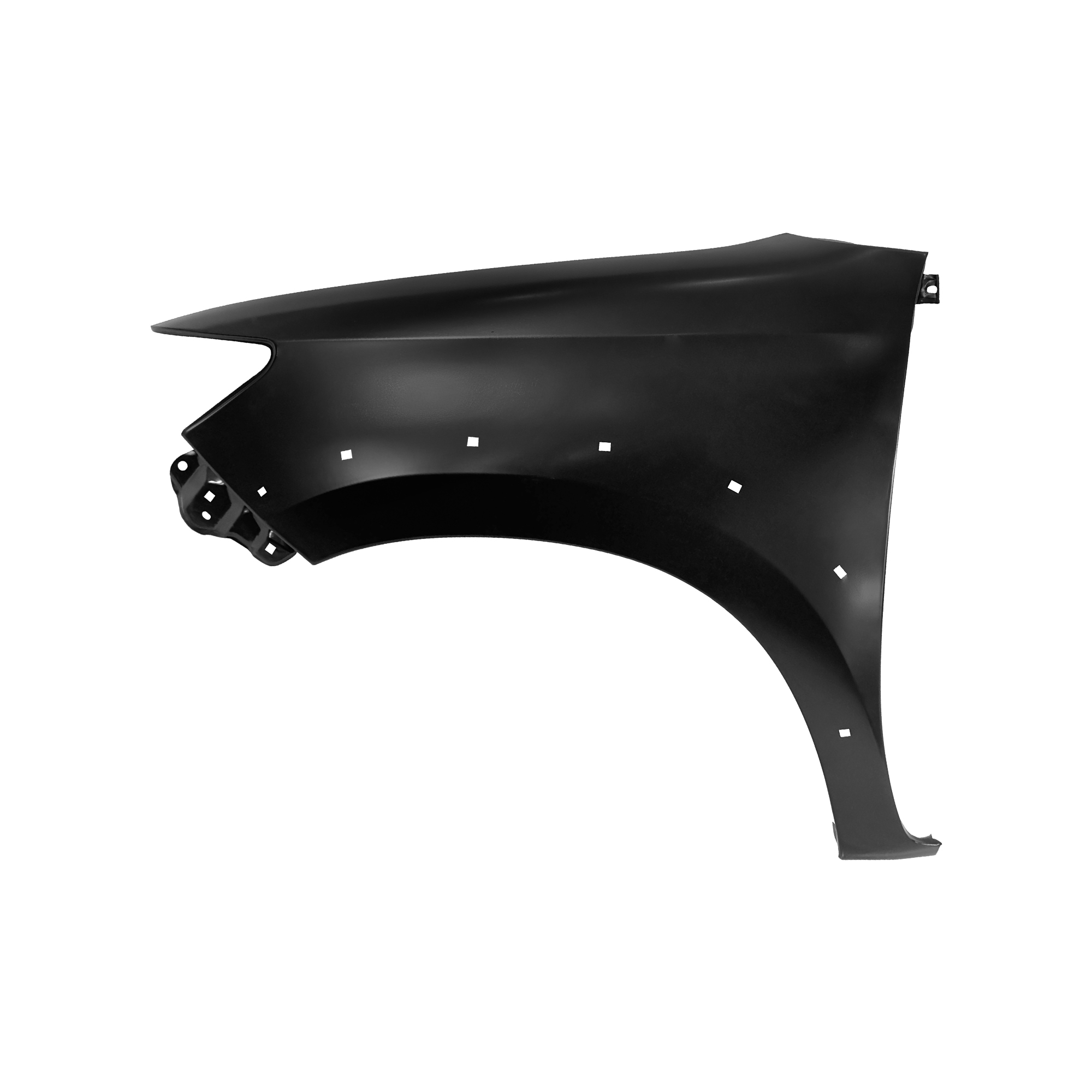 REPLACEMENT FRONT FENDER LH WITHOUT HOLE WITH WHEEL HOLE, 2012, FOR TOYOTA FORTUNER, 67002-60490, (STEEL)