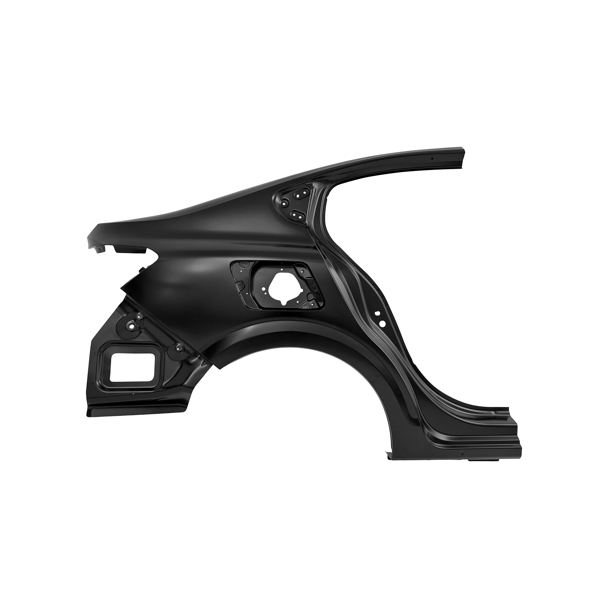 REPLACEMENT REAR FENDER RH, 2021, FOR RENAULT LOGAN, (STEEL)