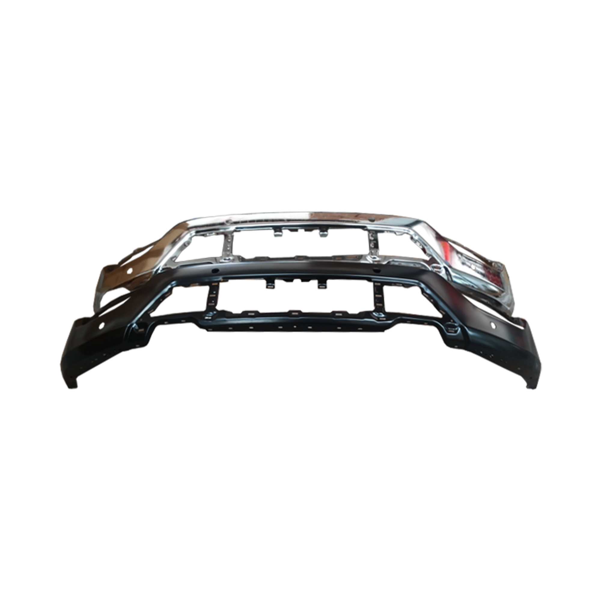 REPLACEMENT FRONT BUMPER CHROME WITH SENSOOR HOLES, 2021-, FOR FORD F150