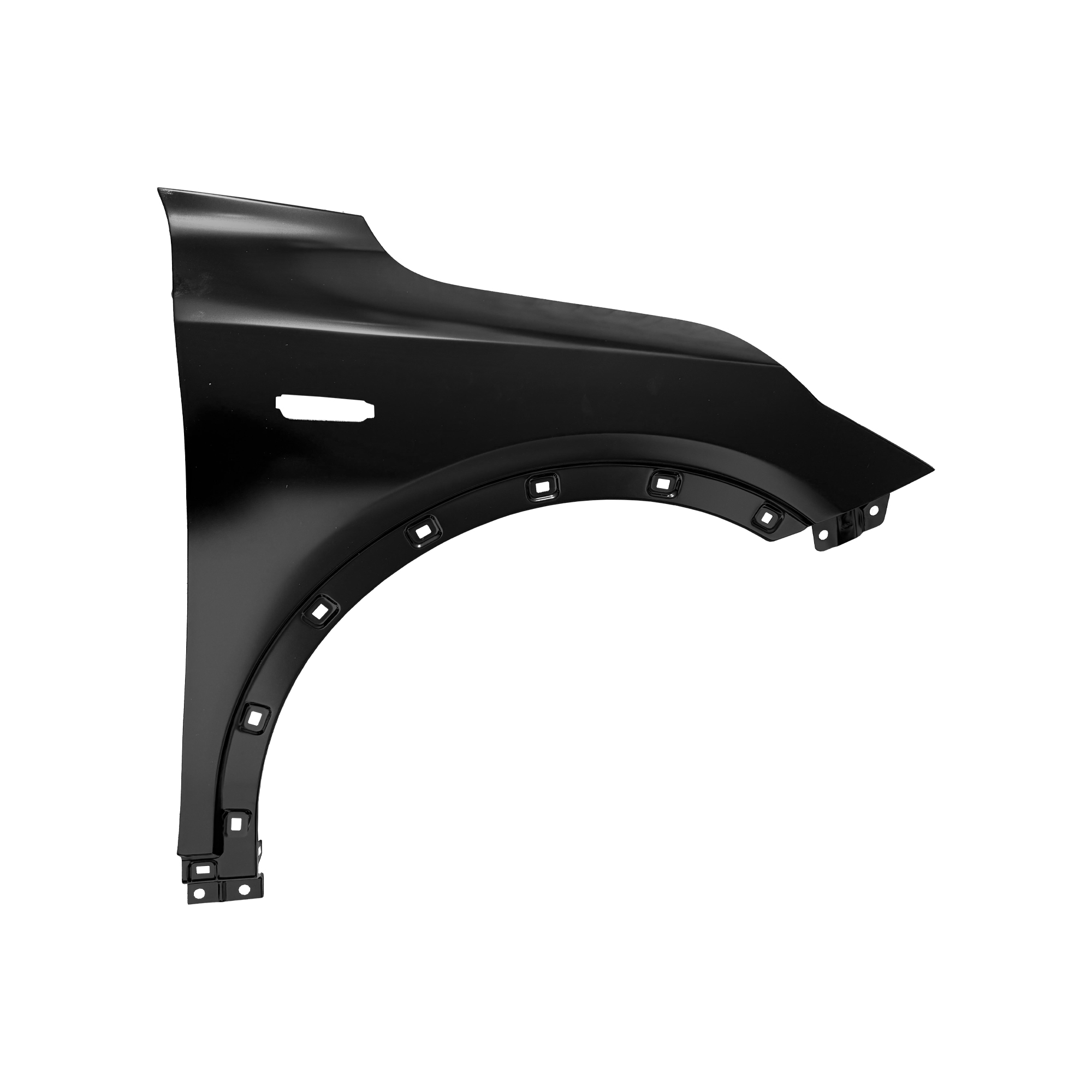 REPLACEMENT FRONT FENDER RH W/SIDE LAMP HOLE, 2024-, FOR KIA K3, 66311-BC000