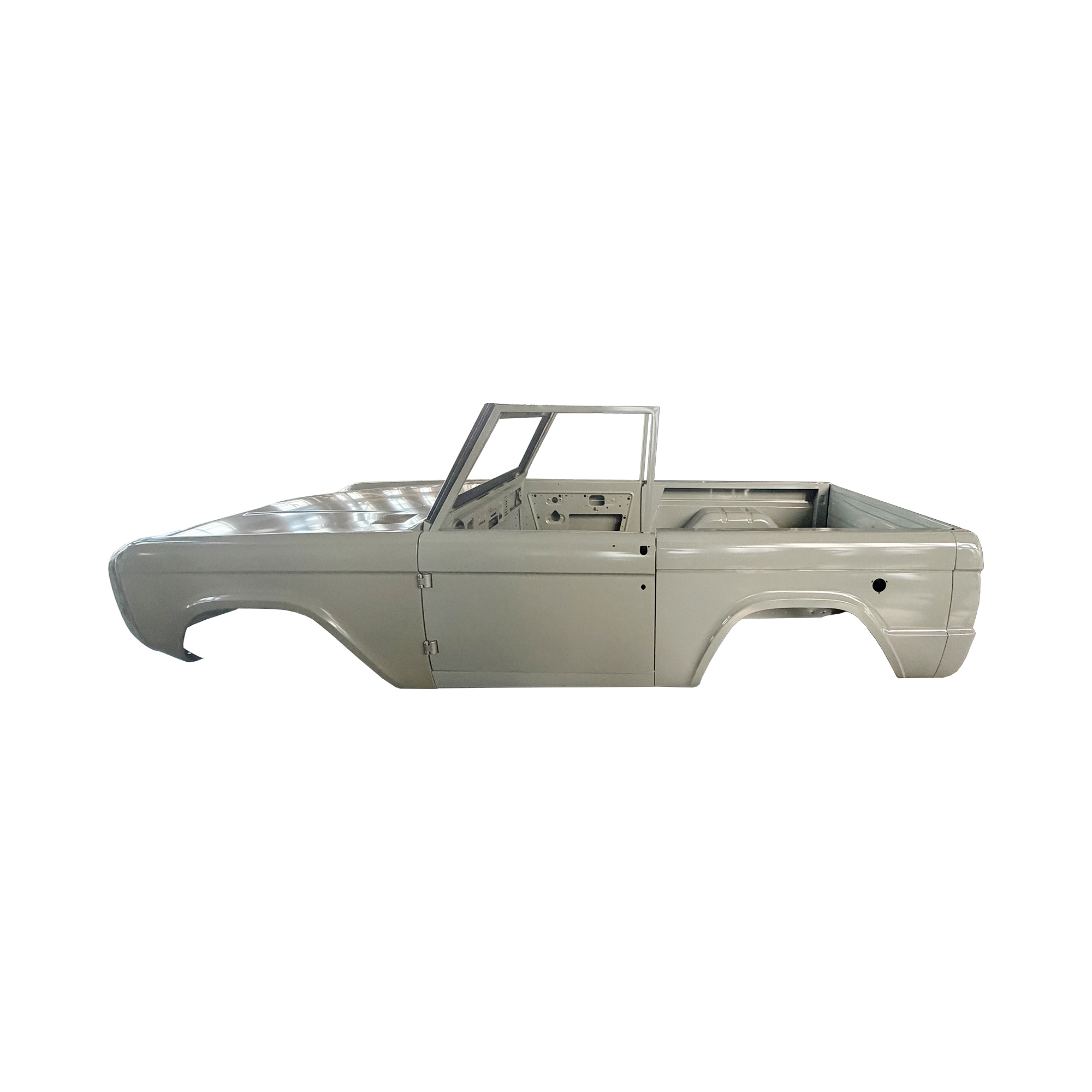 DISASSEMBLE PRIMER CAB FOR 1966-1977 EARLY BRONCO WITH HOOD,DOOS,TAILGATE AND DASH