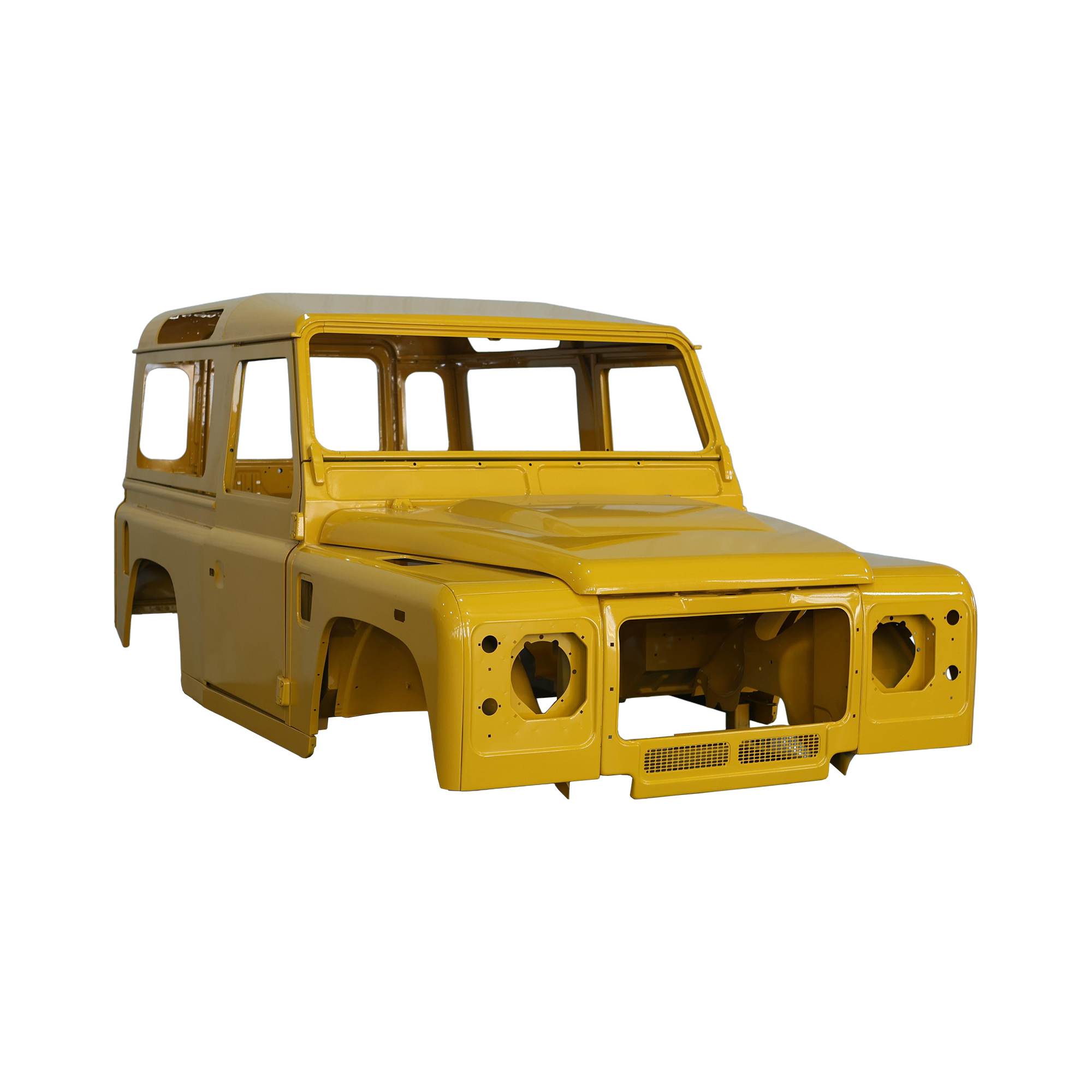 REPLACEMENT COMPLETE CAB WITH DOORS, WITH PRIMER(LHD), 1998, FOR LAND ROVER DEFENDER 90 TD4, (ALUM+STEEL) REPLACEMENT COMPLETE CAB WITH DOORS, WITH PRIMER(LHD), 1998, FOR LAND ROVER DEFENDER 90 TD4, (ALUM+STEEL)