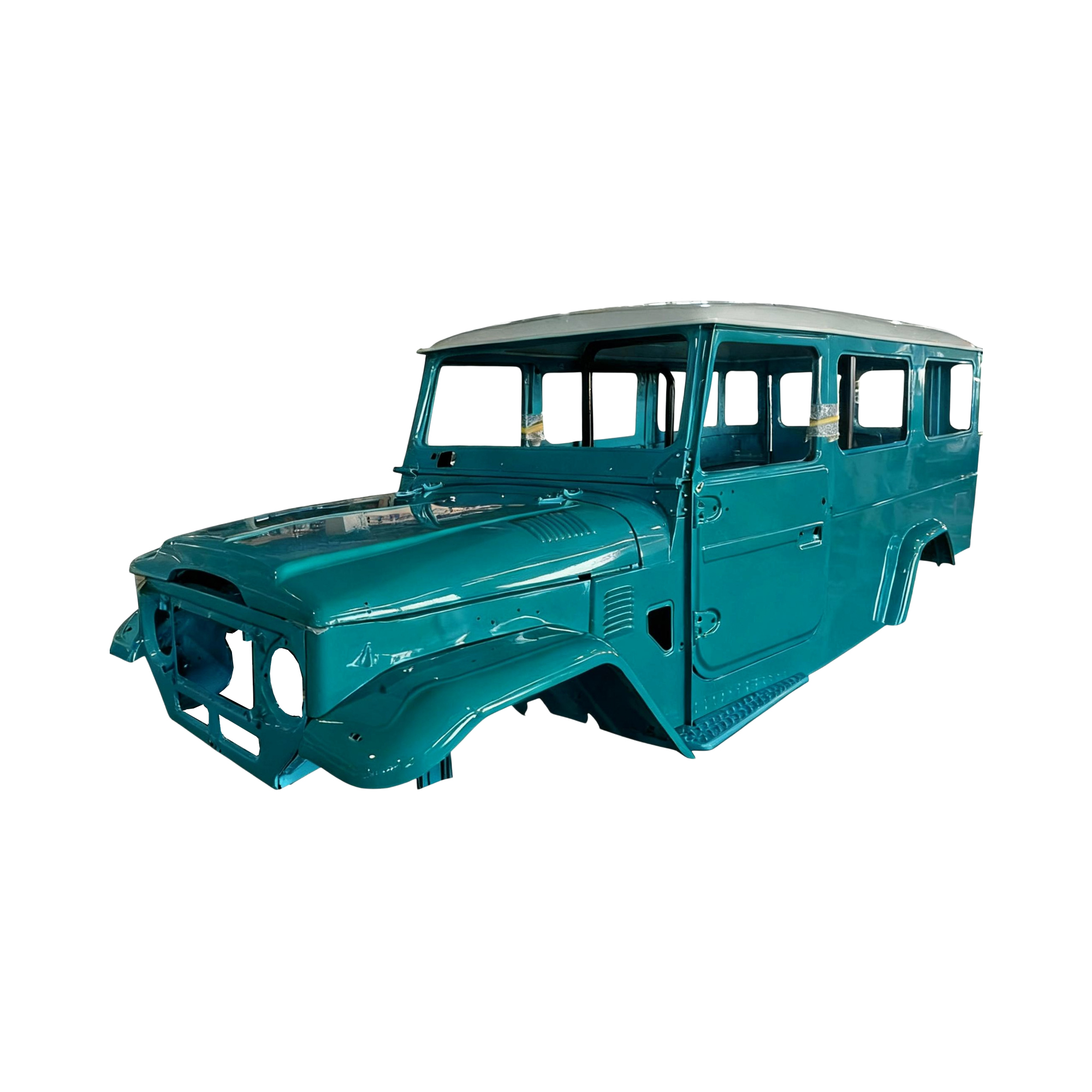 REPLACEMENT COMPLETE CAB WITH DOORS,WITH CUSTOM PAINT LHD, 1984-, FOR TOYOTA FJ45V, (STEEL)