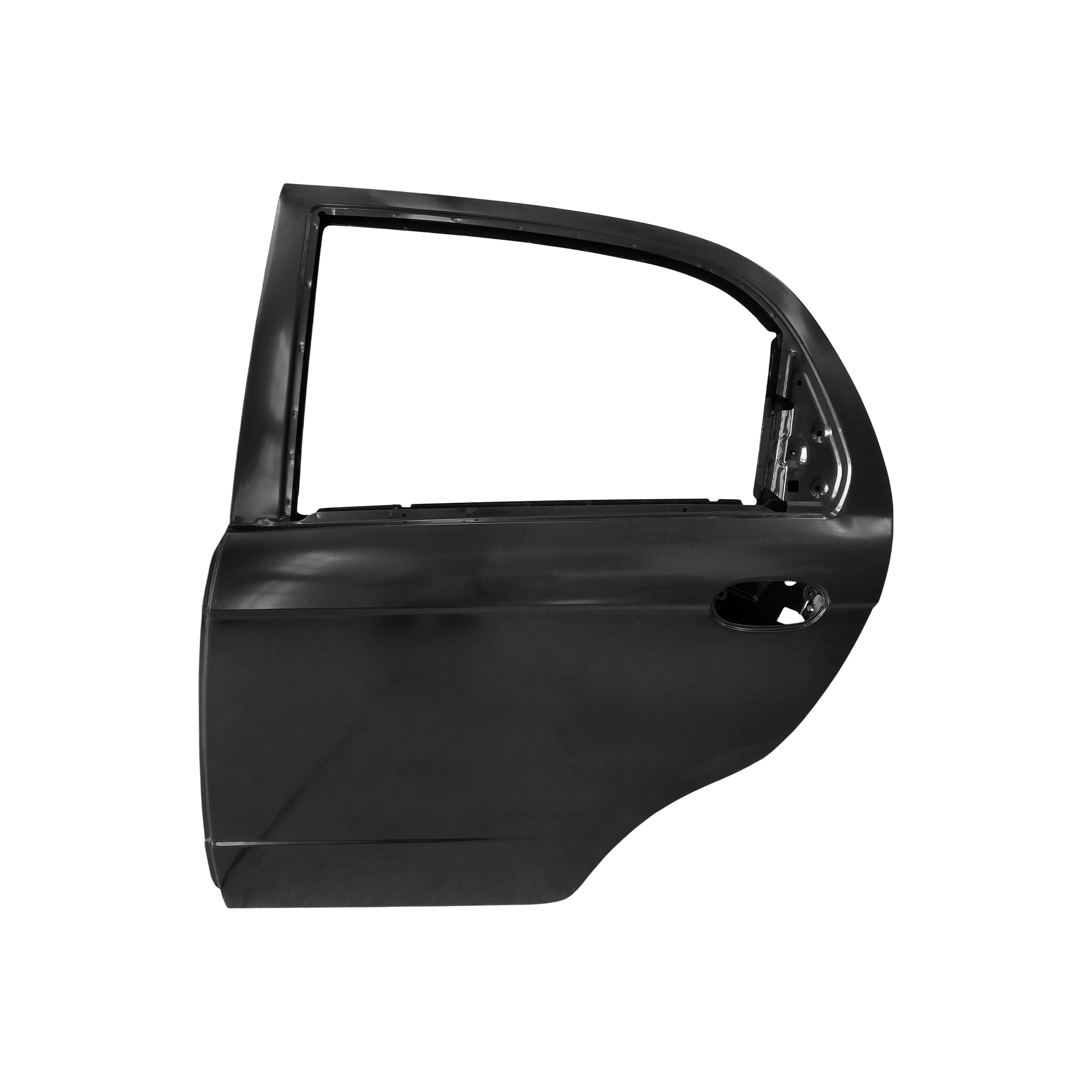 REPLACEMENT REAR DOOR LH WITHOUT DECORATIVE STRIP HOLE, 2005-2010, FOR CHEVROLET SPARK