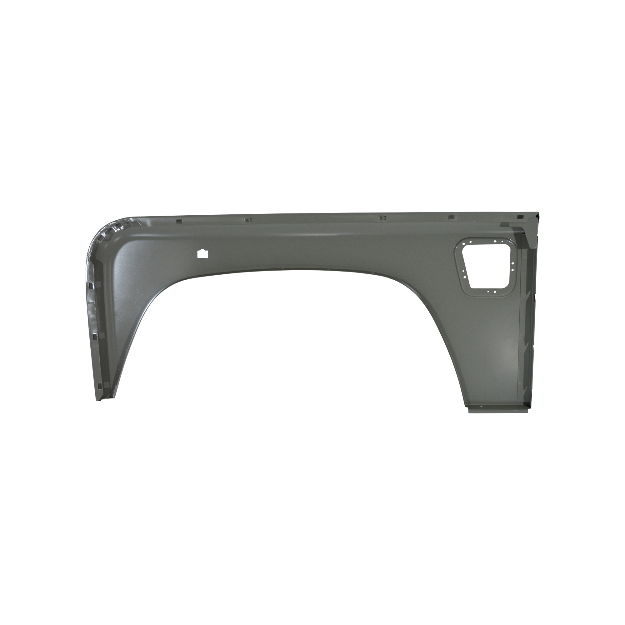 REPLACEMENT FRONT FENDER RH, 1998, FOR LAND ROVER DEFENDER 90/110 TDI, (ALUM)