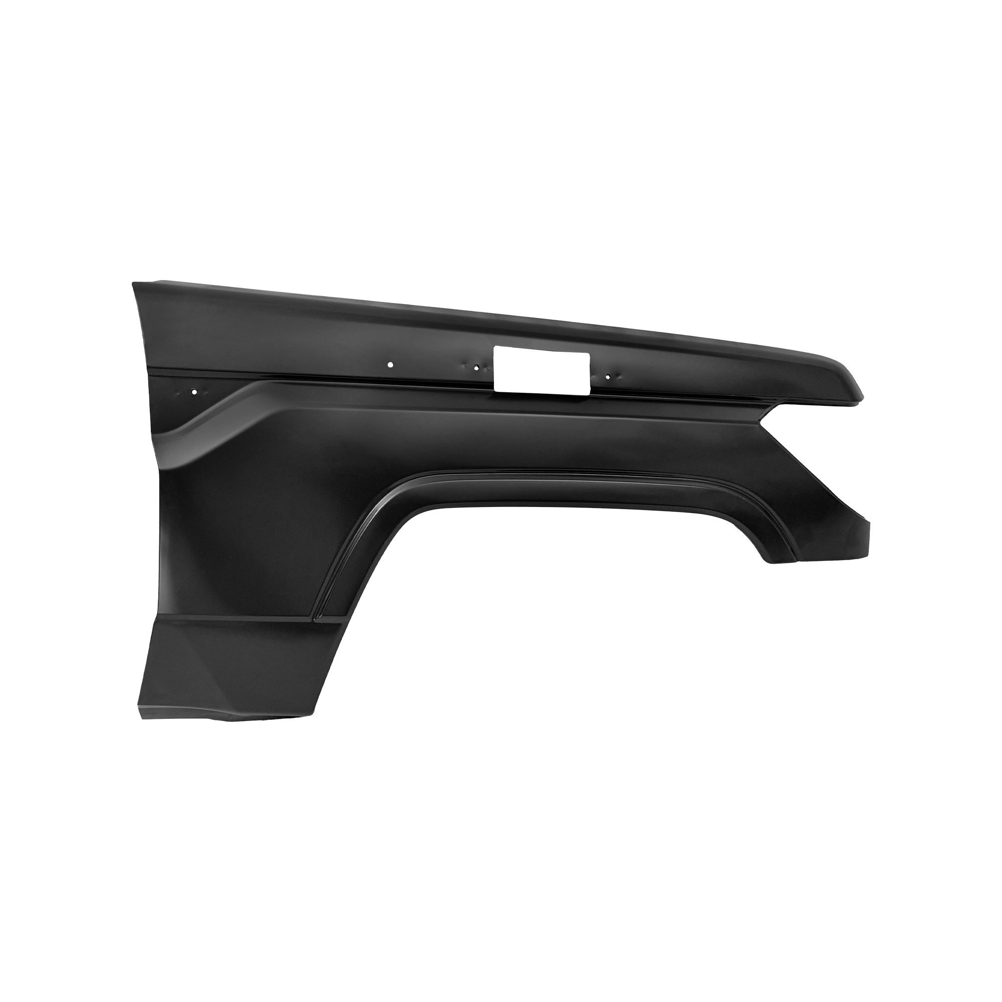 REPLACEMENT FRONT FENDER RH, WITH SIDE LAMP HOLE, WITHOUT WADING THROAT HOLE, 2003-2023, FOR TOYOTA LAND CRUISER LC79