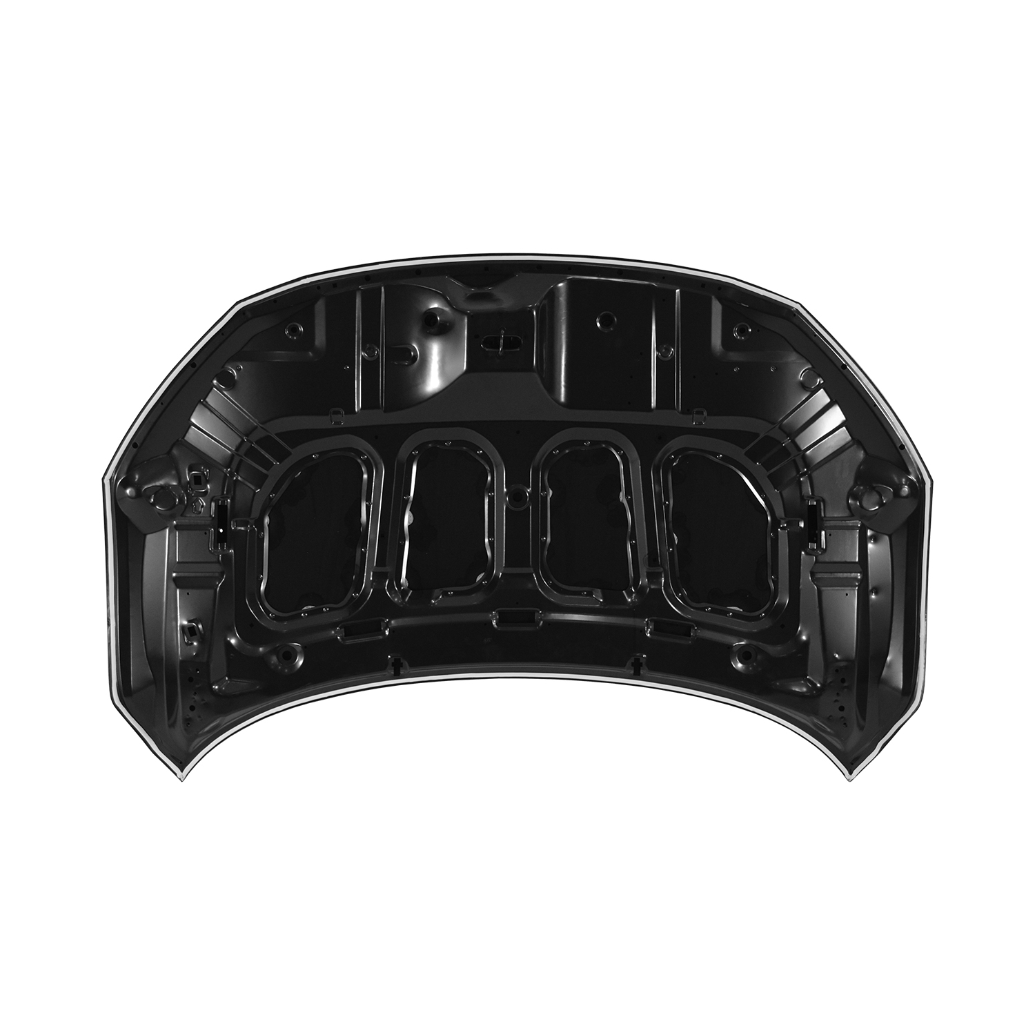REPLACEMENT HOOD, 2016-, FOR HONDA CIVIC, (ALUM)