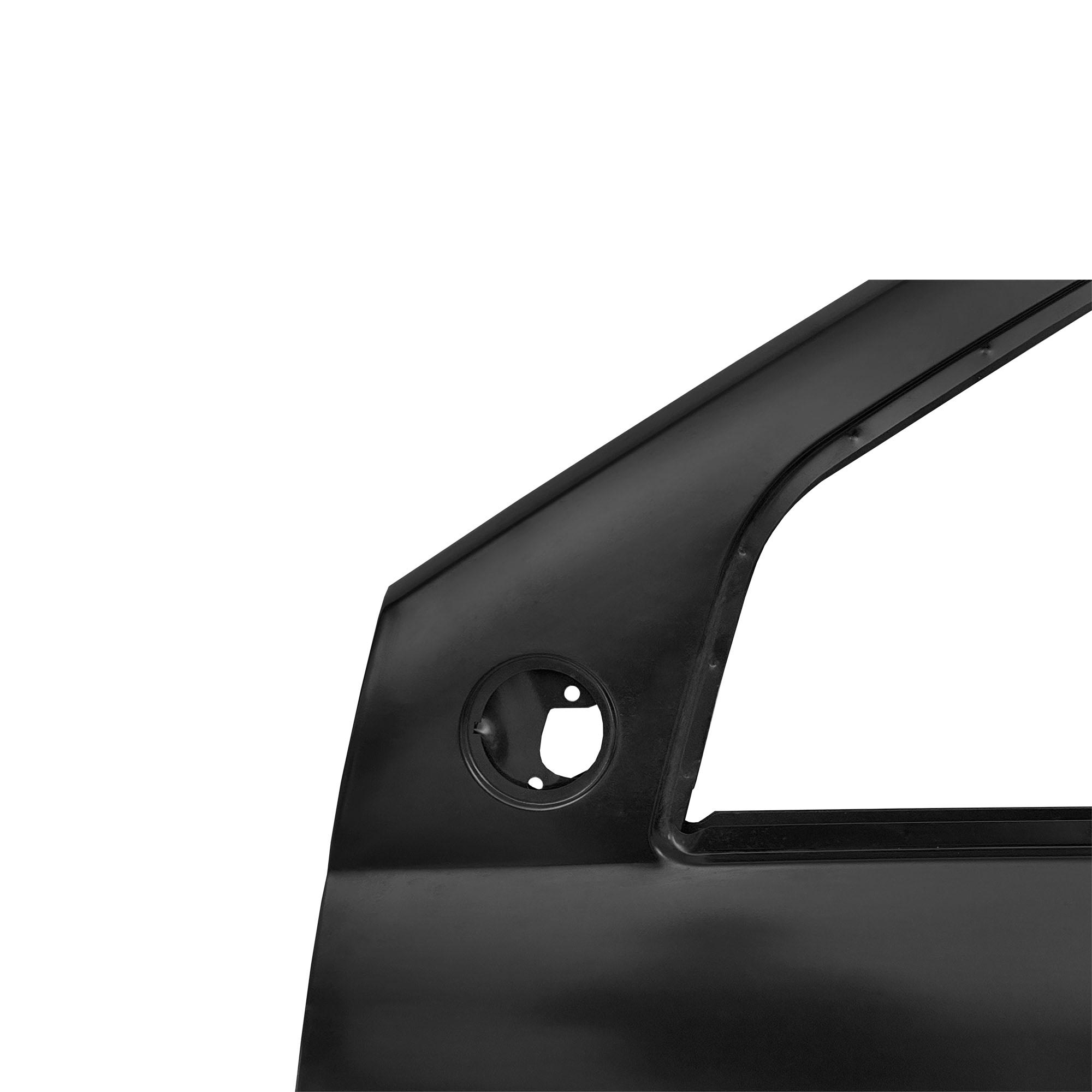 REPLACEMENT FRONT DOOR W/ TWO LINE MOULDING LH, FOR RENAULT LOGAN, 801013696R, (STEEL)