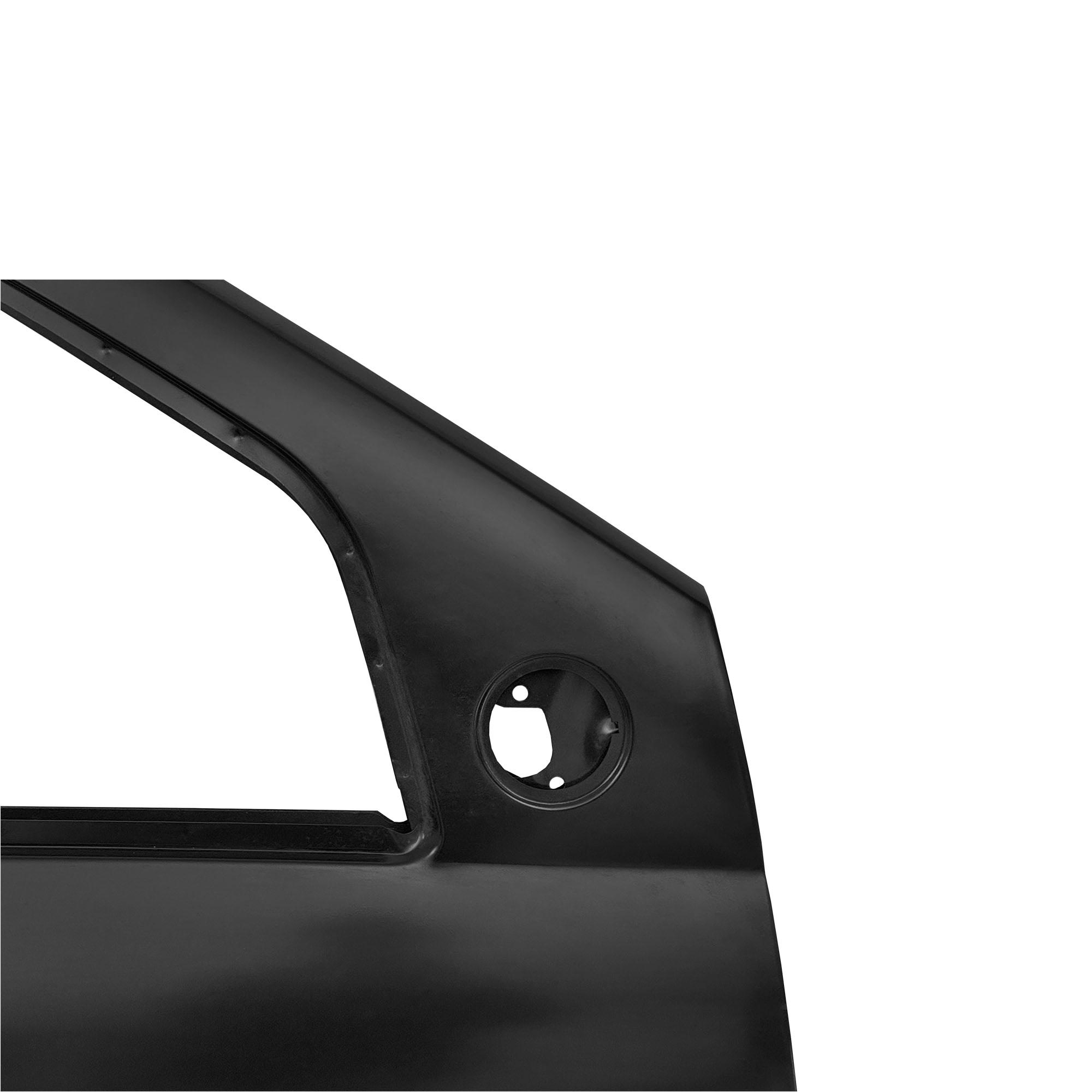 REPLACEMENT FRONT DOOR W/ TWO LINE MOULDING RH, FOR RENAULT LOGAN, 801002133R, (STEEL)