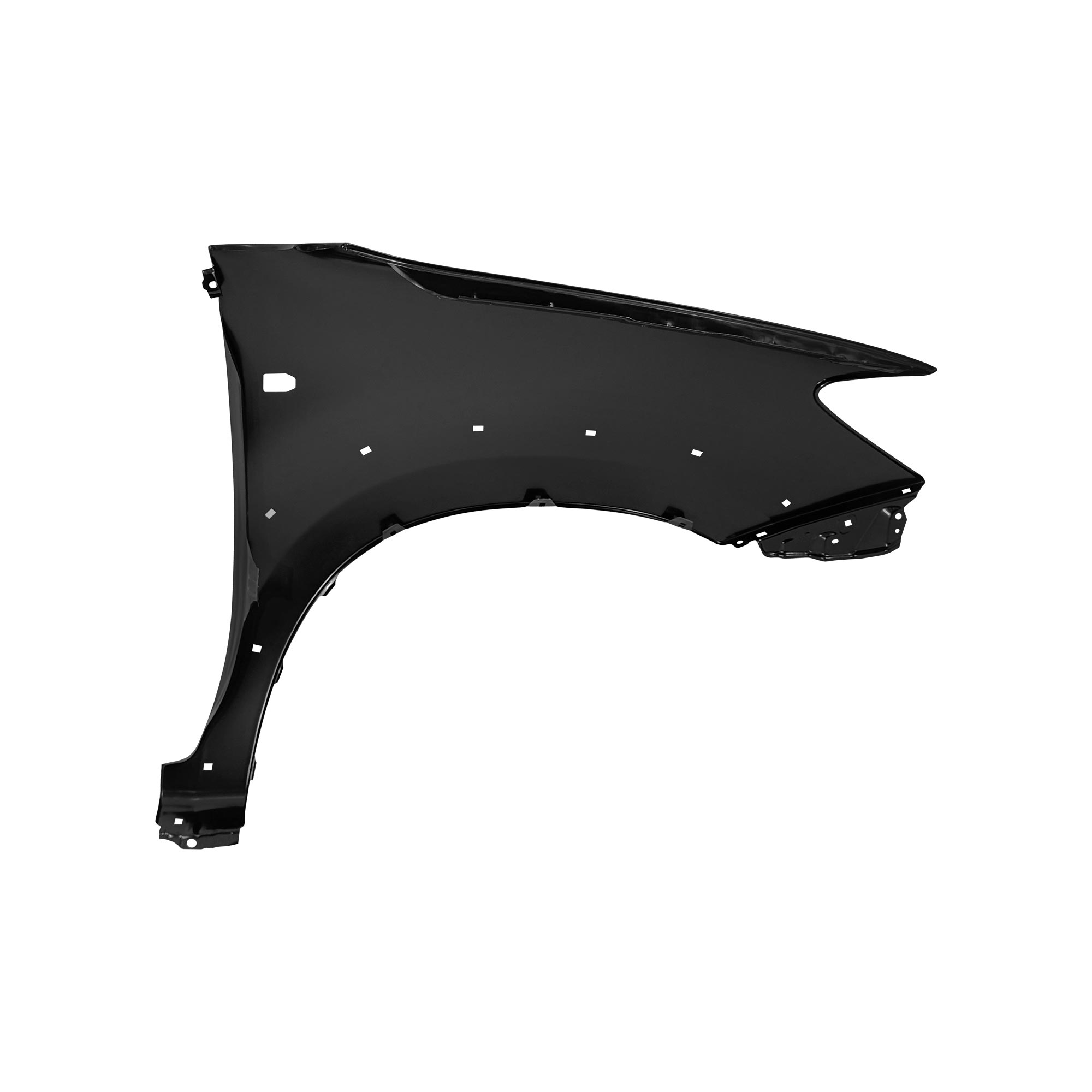 REPLACEMENT FRONT FENDER LH WITH SKIRT HOLE WITH SIDE LAMP HOLE, 2005-2012, FOR TOYOTA HILUX VIGO DOUBLE CABIN, 53811-0K020