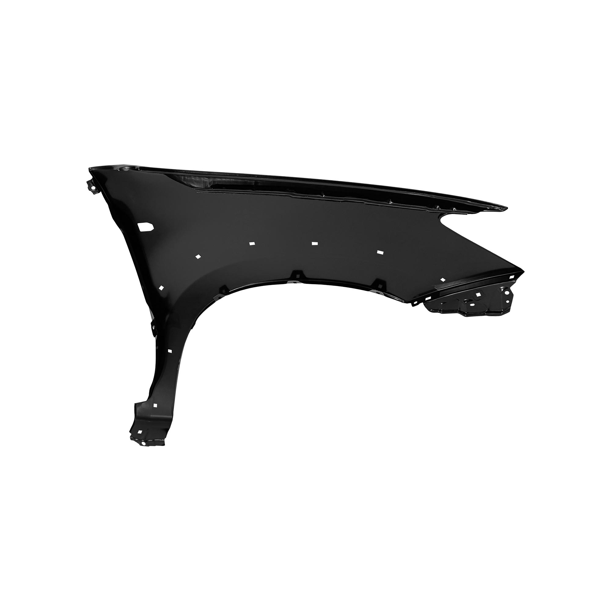 REPLACEMENT FRONT FENDER LH WITH SKIRT HOLE WITH SIDE LAMP HOLE, 2005-2012, FOR TOYOTA HILUX VIGO DOUBLE CABIN, 53811-0K020