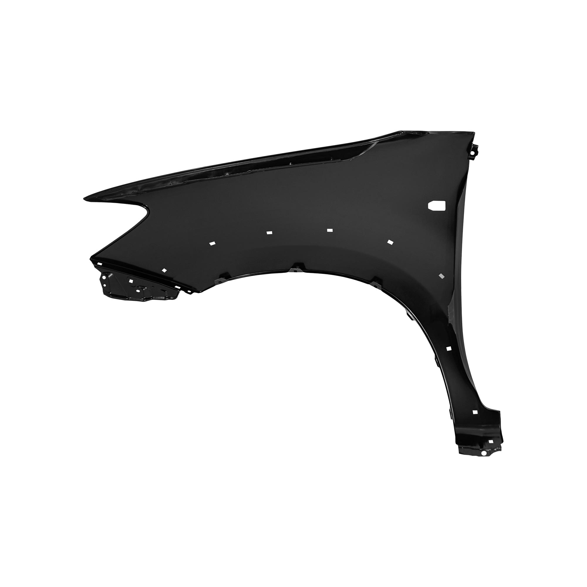 REPLACEMENT FRONT FENDER RH WITH SKIRT HOLE WITH SIDE LAMP HOLE, 2005-2012, FOR TOYOTA HILUX VIGO DOUBLE CABIN, 53812-0K020