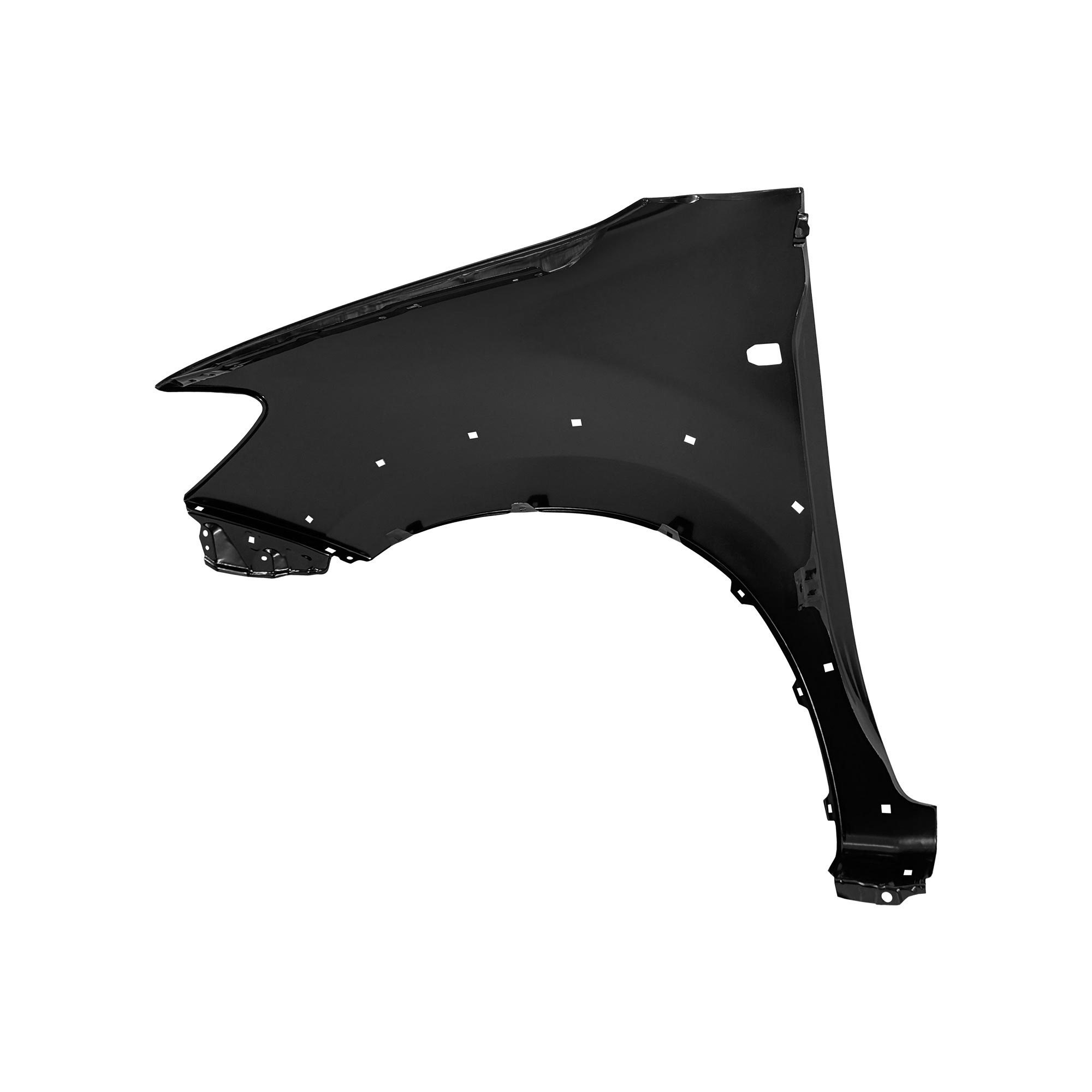 REPLACEMENT FRONT FENDER RH WITH SKIRT HOLE WITH SIDE LAMP HOLE, 2005-2012, FOR TOYOTA HILUX VIGO DOUBLE CABIN, 53812-0K020