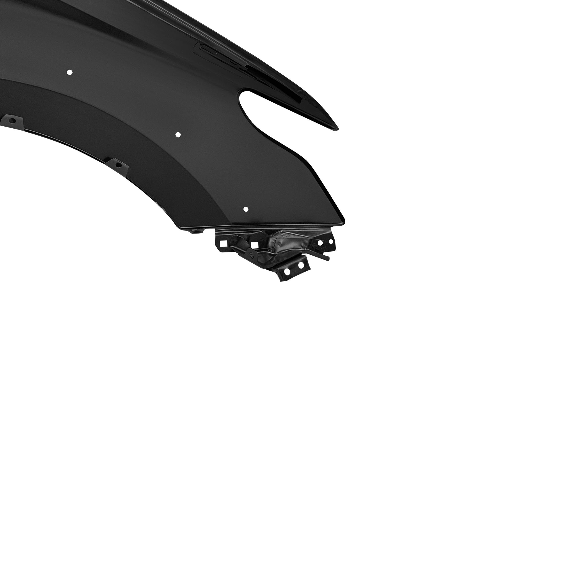 REPLACEMENT FRONT FENDER LH  WITH WHEEL HOLE WITH SIDE LAMP HOLE, 2015-, FOR MITSUBISHI L200, 5220K095