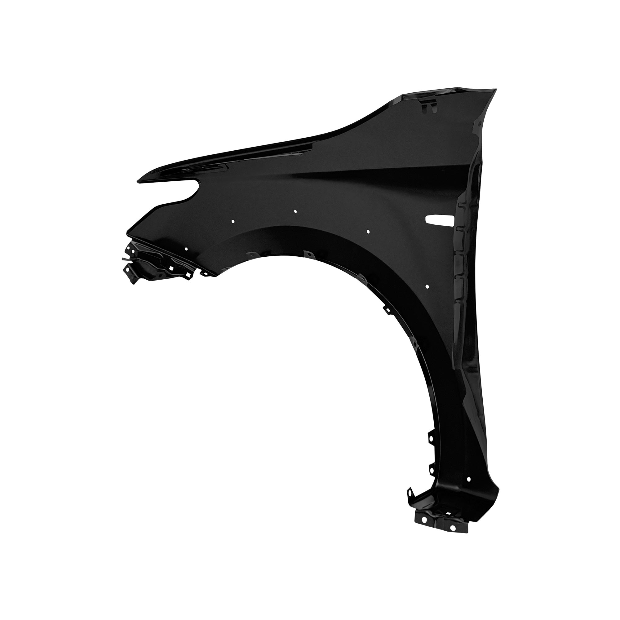 REPLACEMENT FRONT FENDER RH WITH WHEEL HOLE WITH SIDE LAMP HOLE, 2015-, FOR MITSUBISHI L200, 5220K096