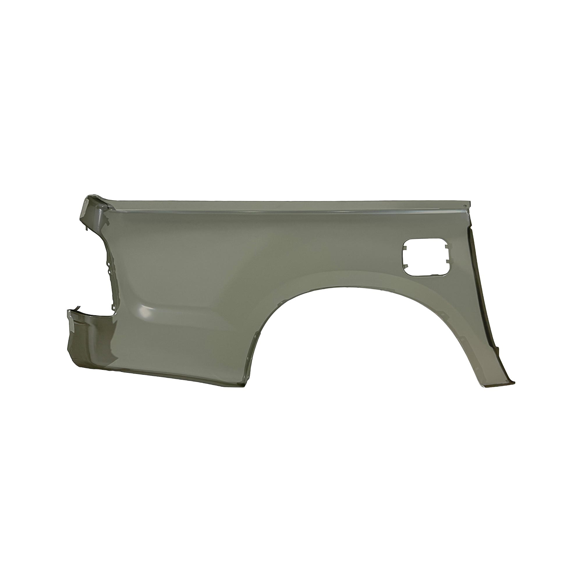 REPLACEMENT REAR FENDER LH WITHOUT SKIRT HOLE WITHOUT HOOK, FOR TOYOTA HILUX VIGO DOUBLE CABIN MIDDLE OPEN, (STEEL)